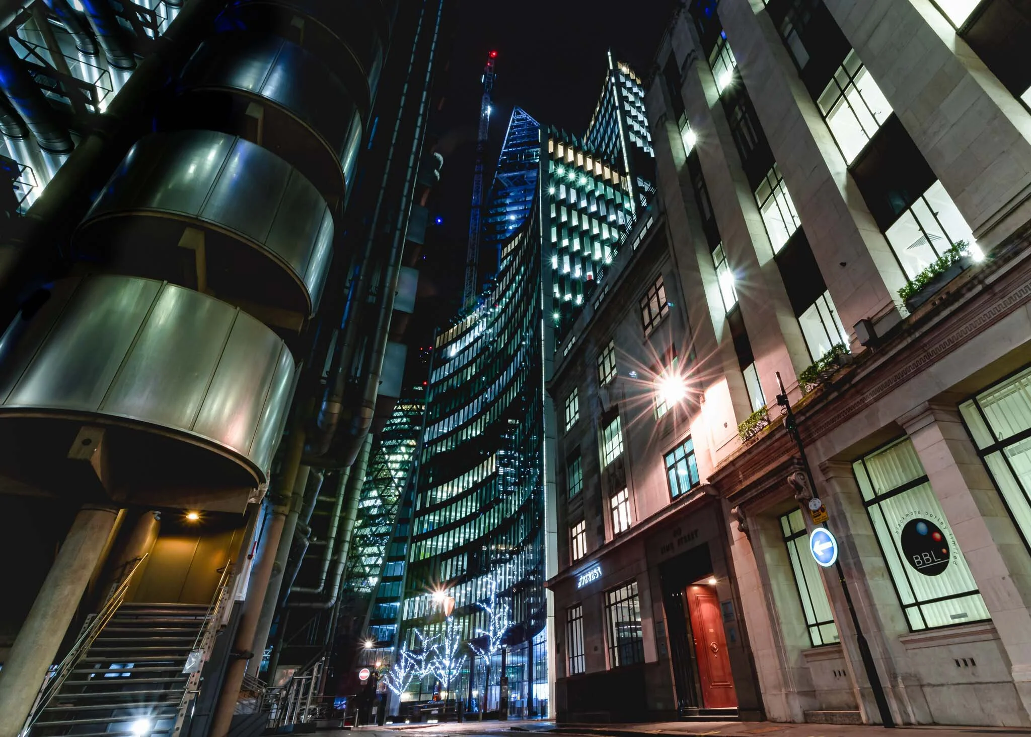 Lloyds Building at Night