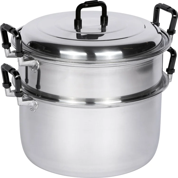 Aluminum Double Stock Pot W/Steamer