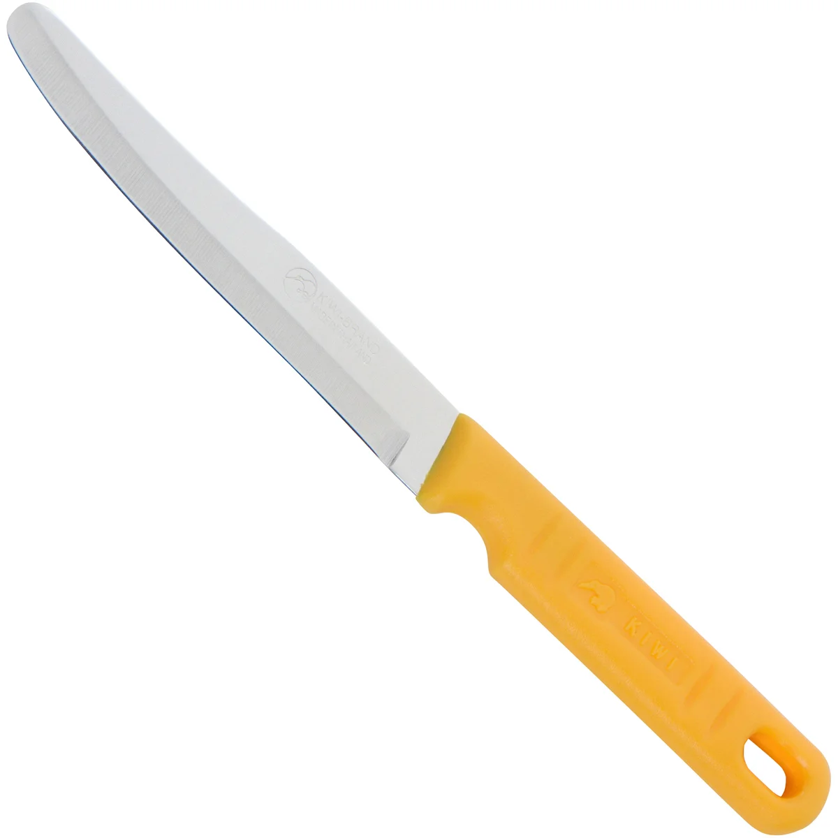 Kiwi_Pairing Knife- Yellow Pastic Handel 