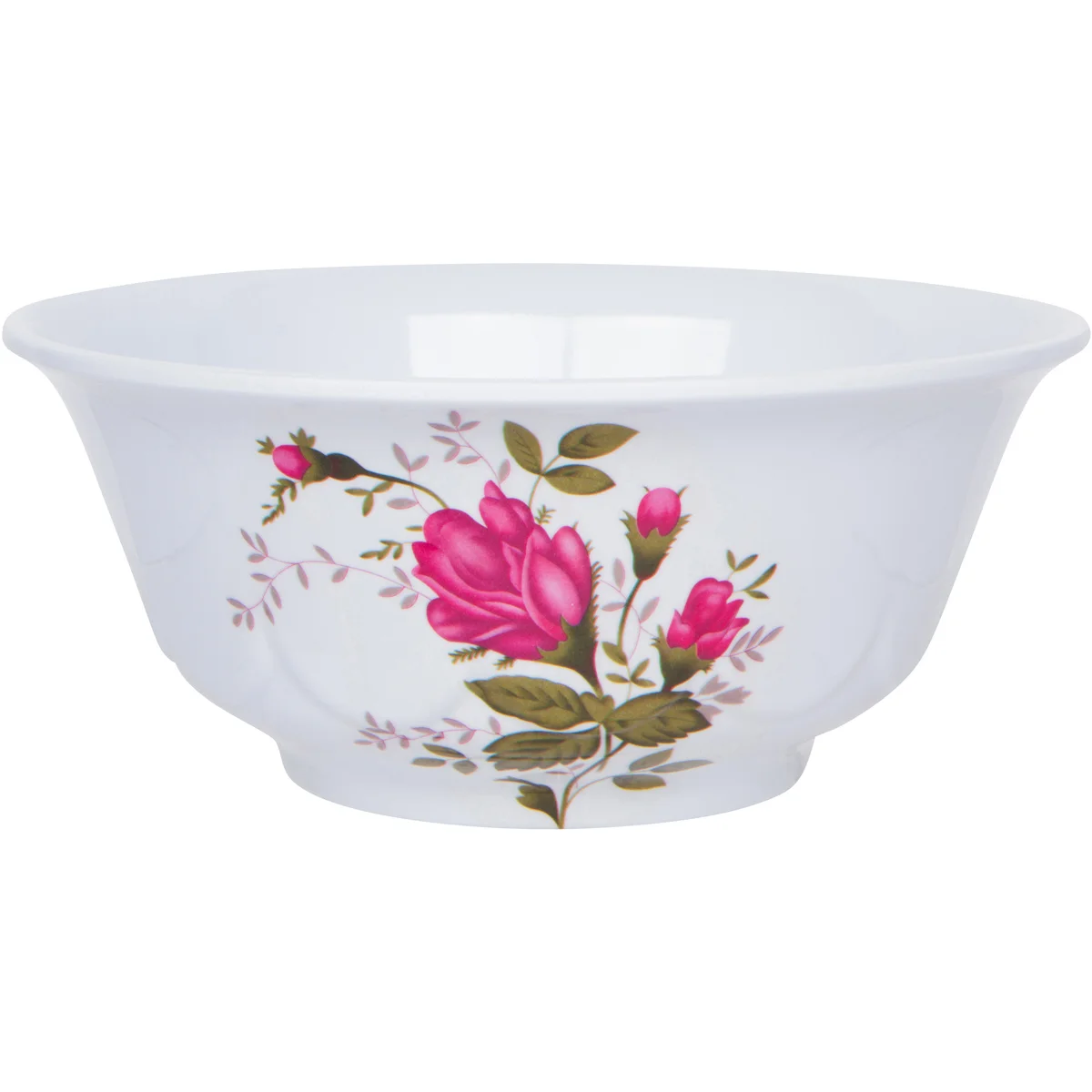 Melamine- Noodle Bowl_Elegant Rose Design 