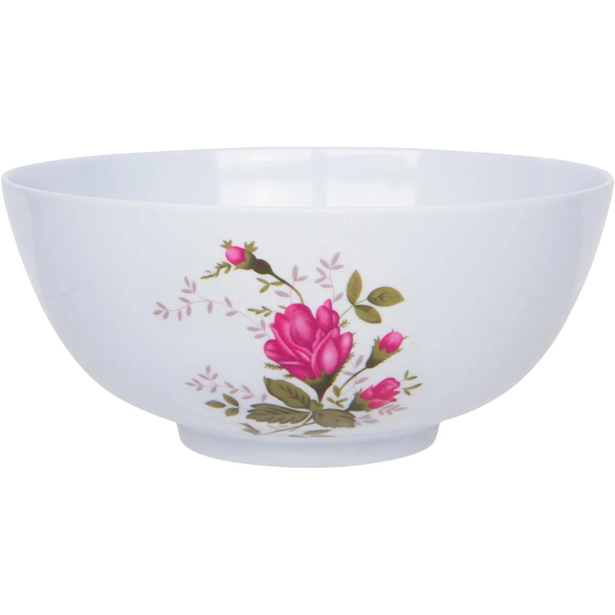 Melamine- Serving Bowl_Elegant rose design 