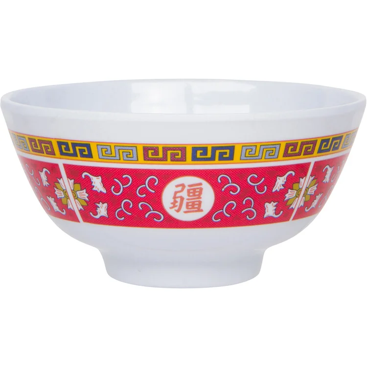 Melamine- Rice bowl_Traditional Oriental Design 