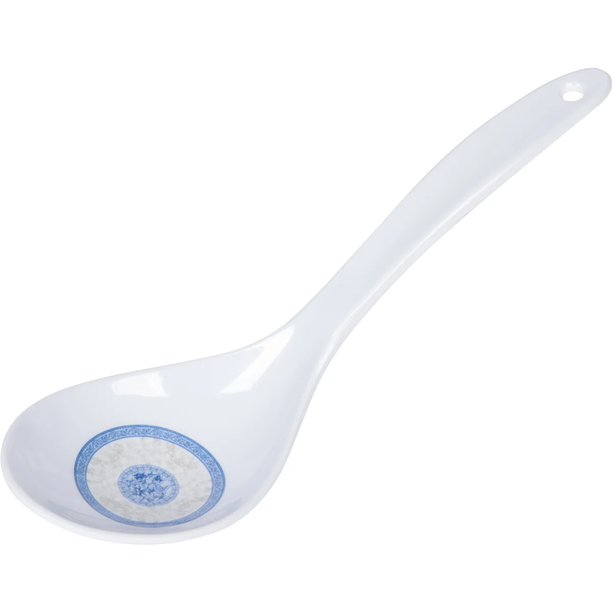 Melamine- Serving Spoon_Blue Lotus Leaves design 