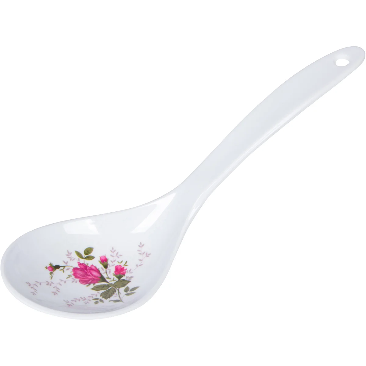 Melamine- Serving Spoon_Elegant Rose Design 