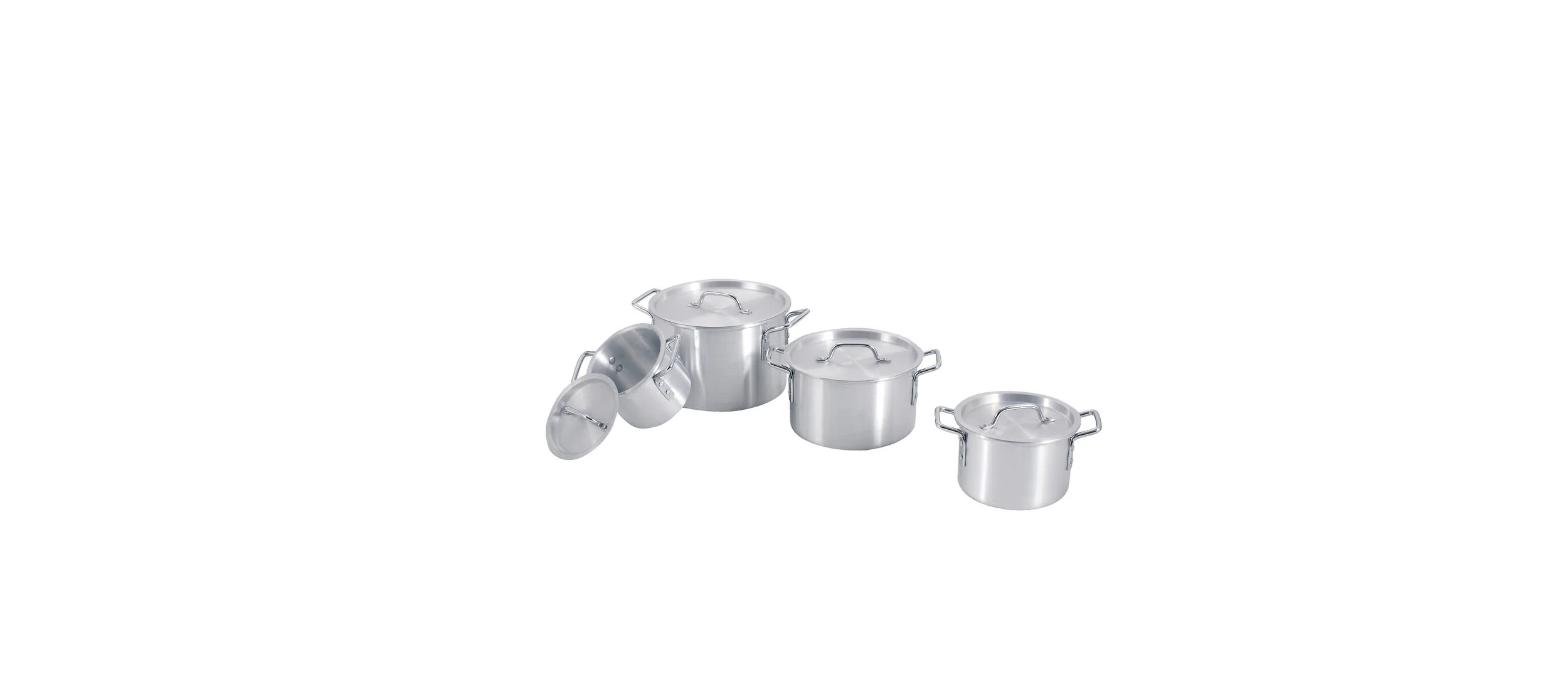 Aluminum Stock Pot Set W/ Steamer