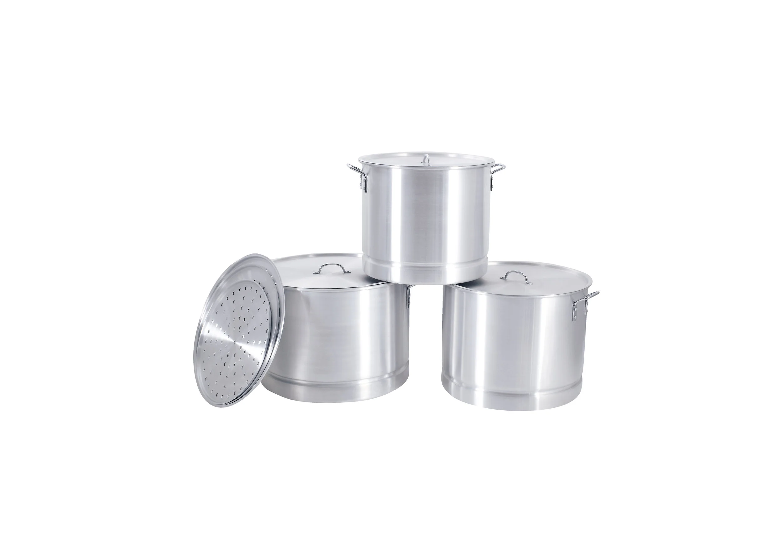Aluminum Stock pot W/ Steamer Set 