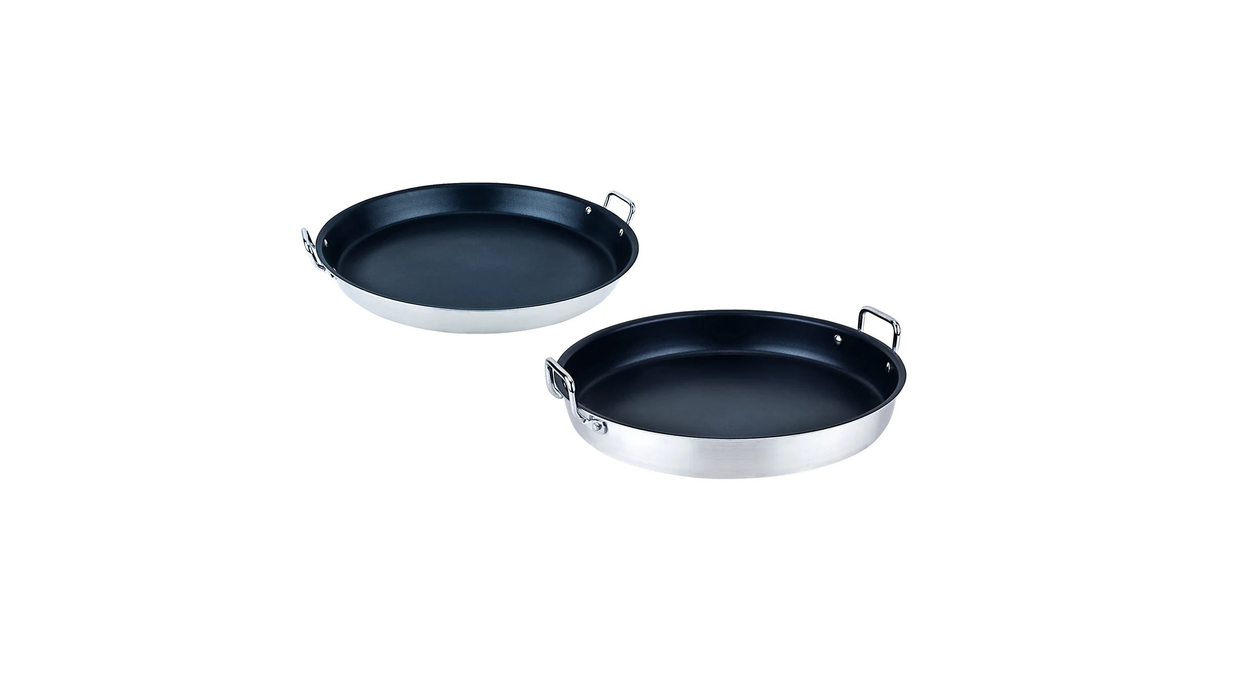 Round Non Stick Griddles W/ Handles 