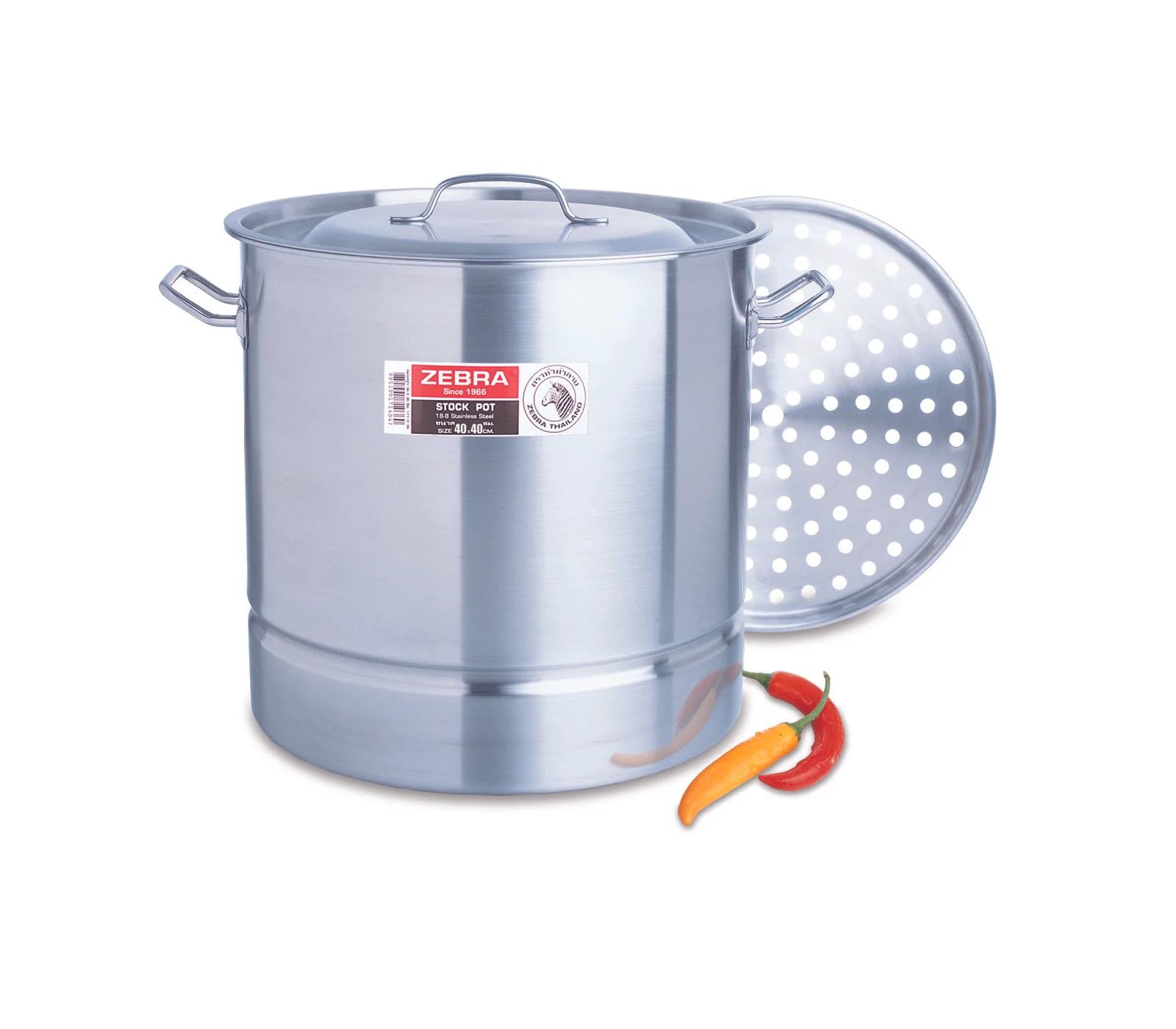 Stainless Steel Stock Pot W/ Steamer 