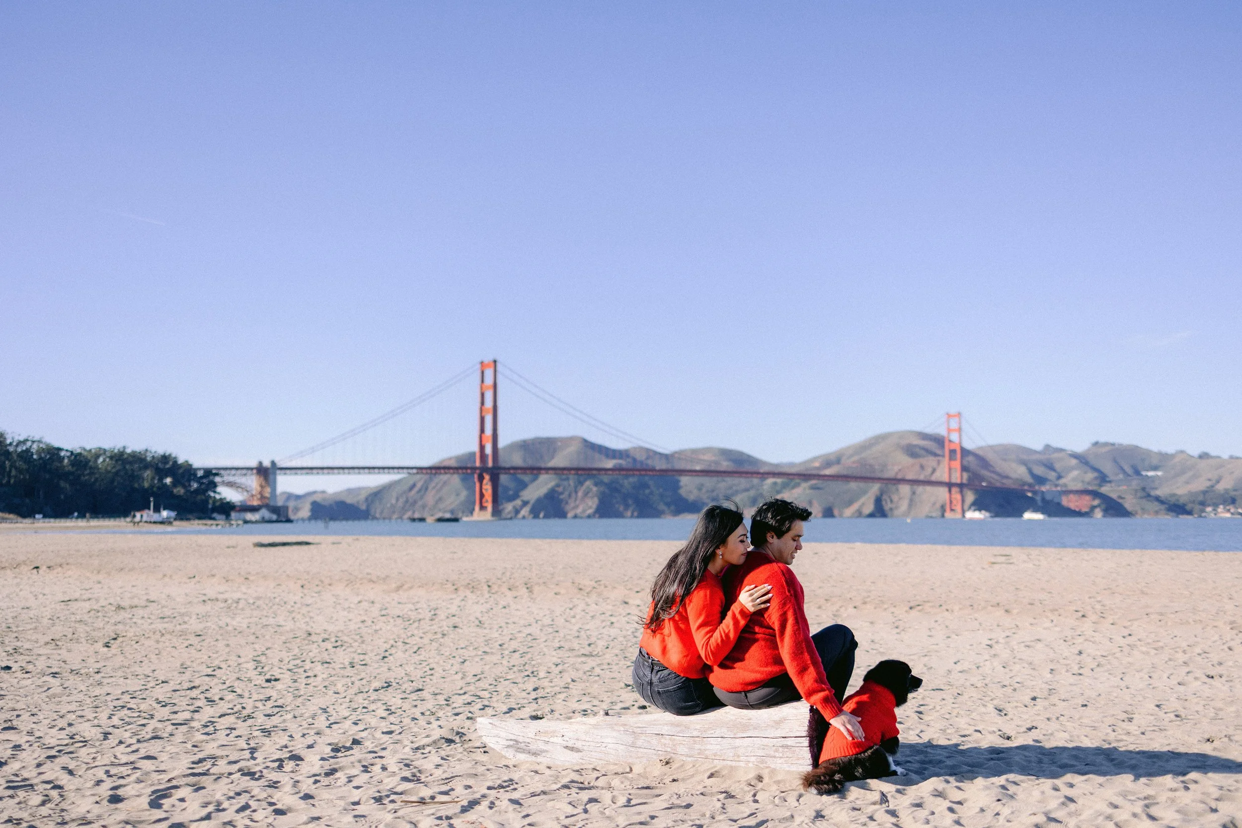San Francisco Portrait Session | Briana and Raul with Pup Mario