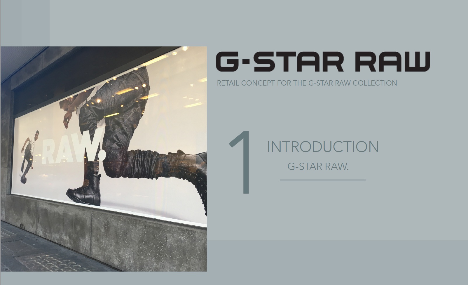 G-STAR RAW RETAIL CONCEPT