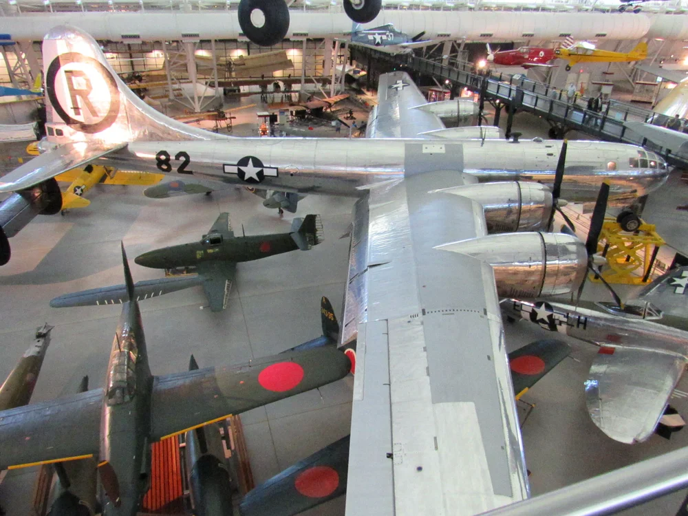 B-29 Enola Gay from Above