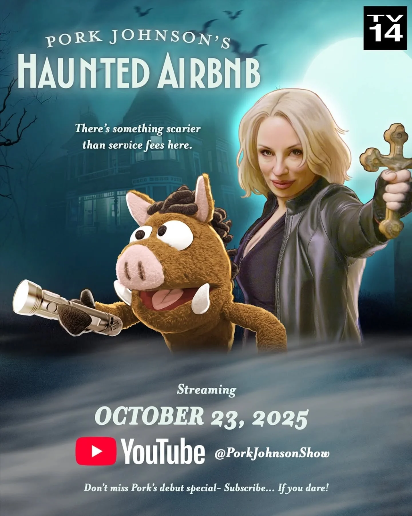 Don't miss it! 🐗 Scroll for previews of Pork's hauntingly funny Halloween Comedy Special!

Don't miss it this Thursday! Link in bio! 

#muppets #puppet #halloween #spooky #comedy #funny #puppets #haunted