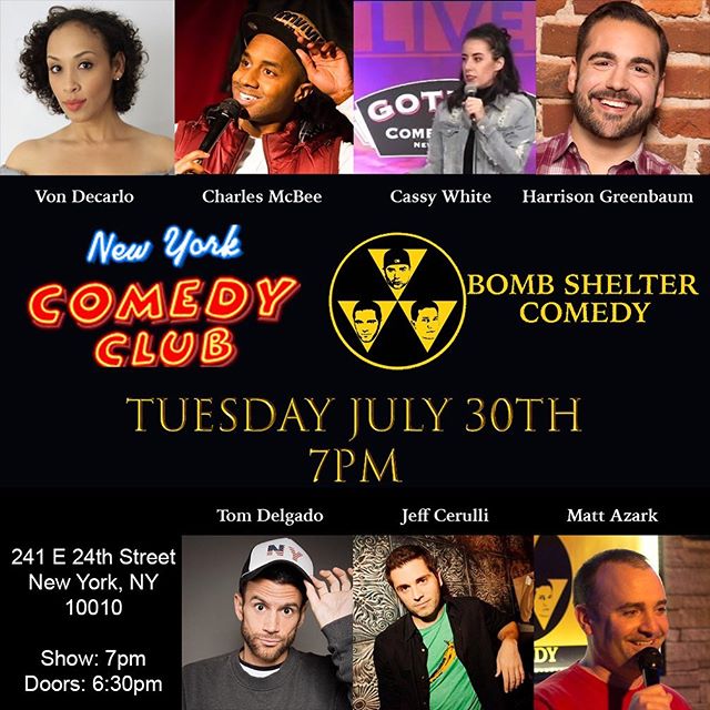 It&rsquo;s going down tonight at 7pm at @nycomedyclub !  Come party with us...