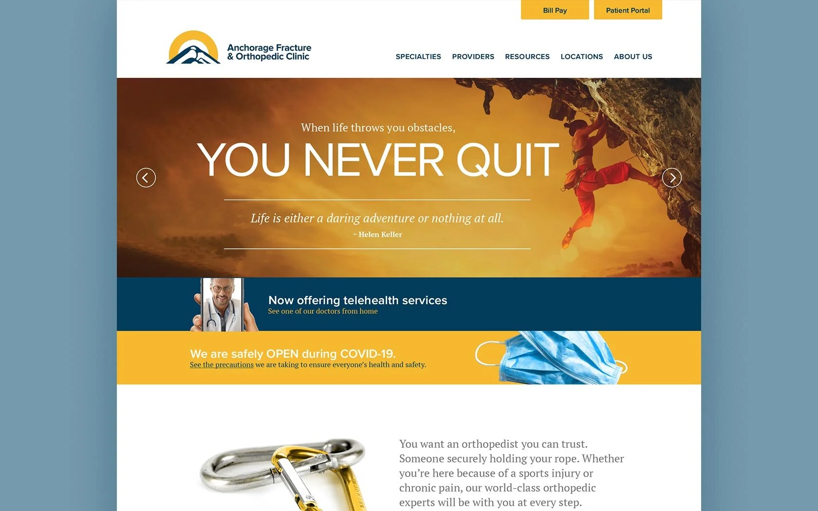 Anchorage Orthopedic Clinic Home