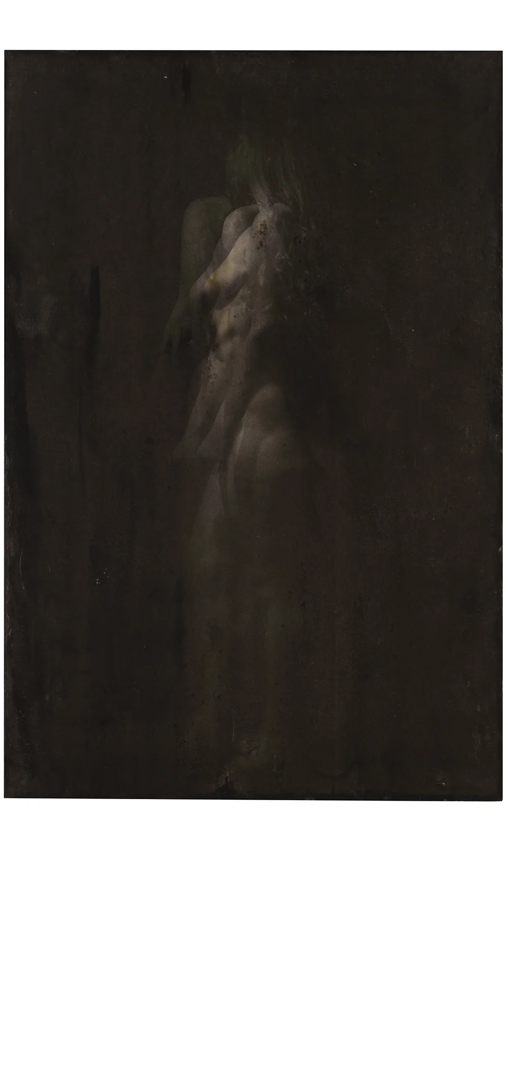 Fade Left Photo Encaustic on Panel 2015 21.75 x 14.5 Also available 36x24 or 54x36