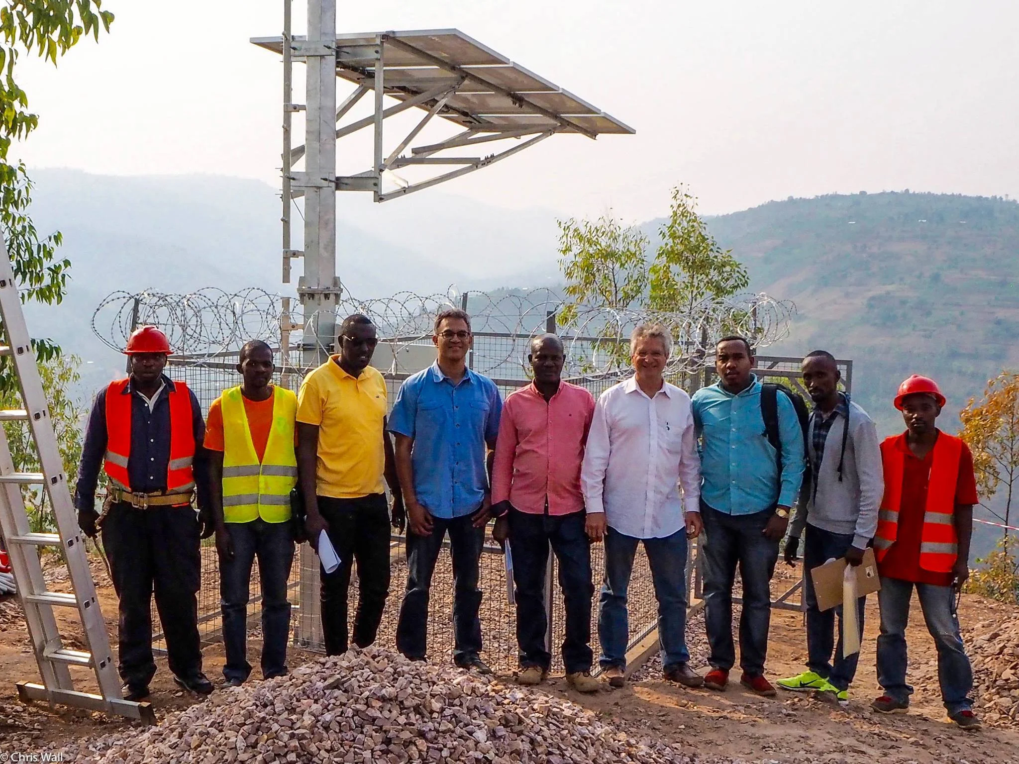 Our colleague Vanu Bose with other leaders in broadband connectivity deployment innovation in Rwanda. We honor his memory.