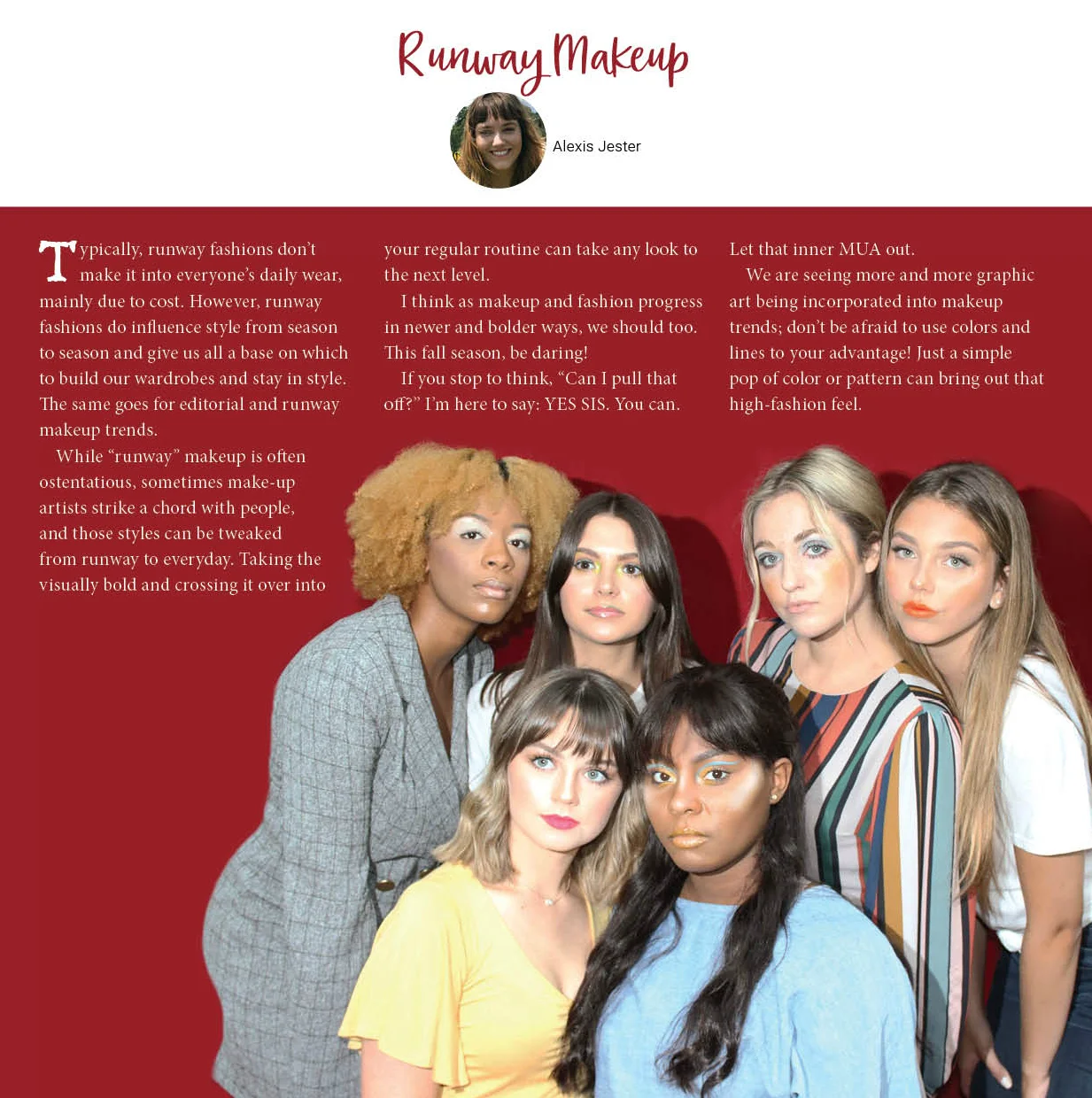 _Alexis Jester Runway Makeup Modern Grace Magazine pg 1.jpg