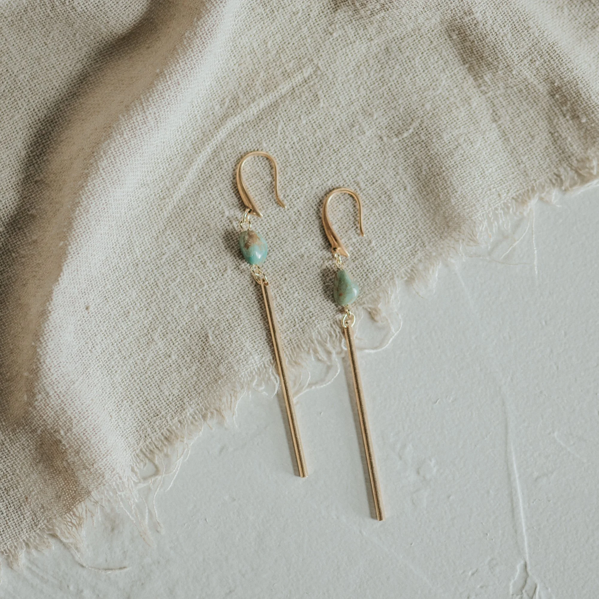 PASSERINE EARRINGS // TURQUOISE