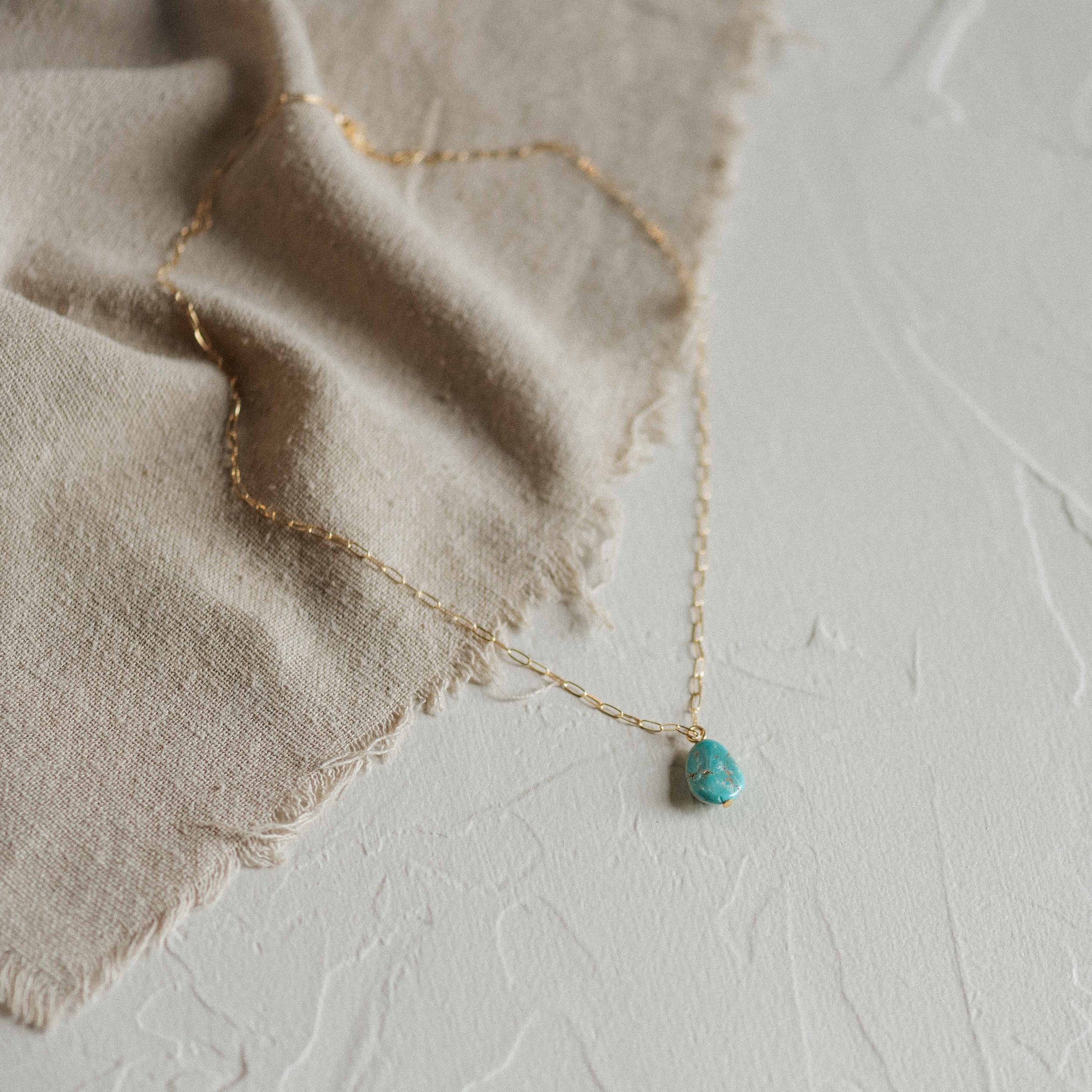 COMMONFORM_Gold Turquoise Necklace-100.jpg