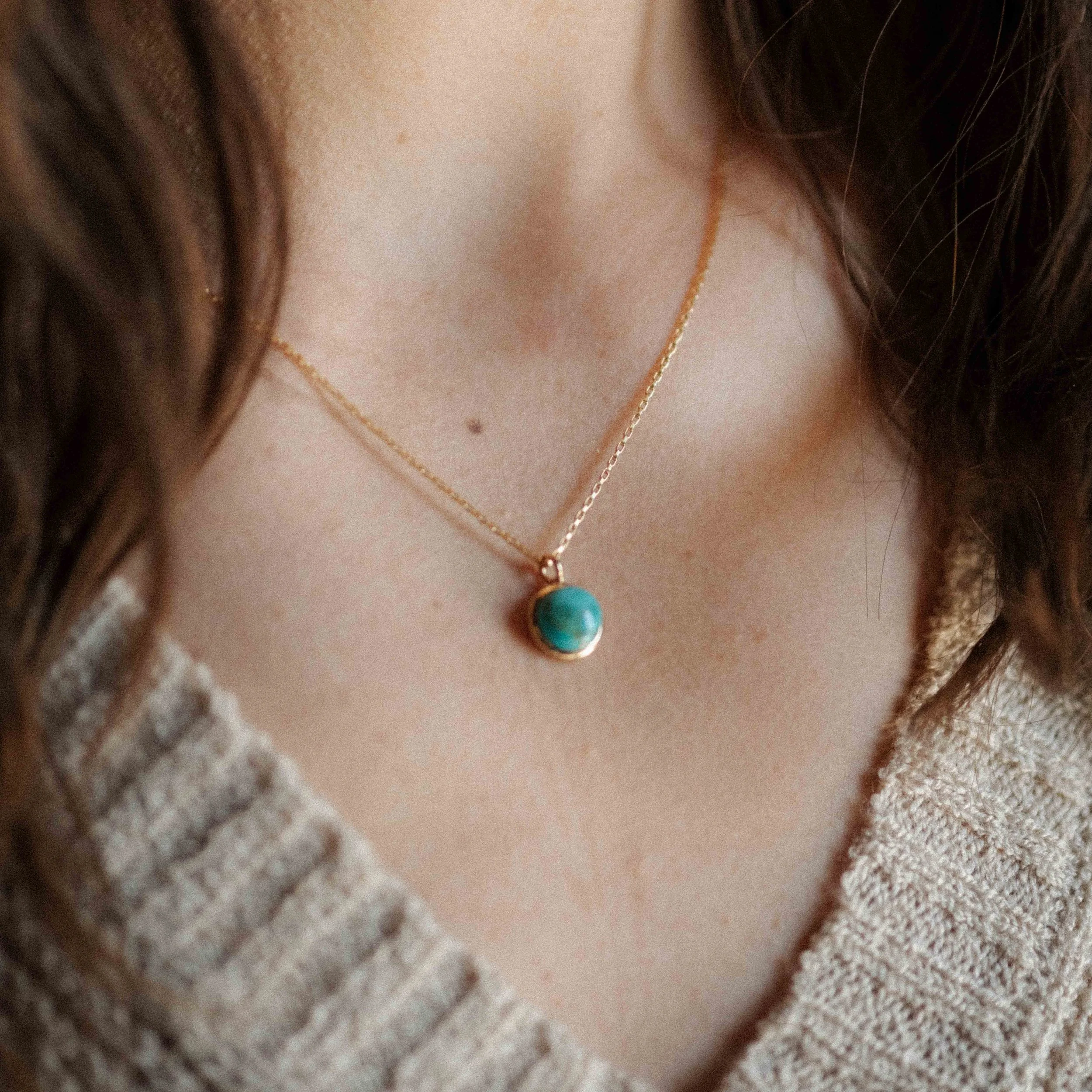 COMMONFORM_Modern Statement Gold Turquoise Necklace-80.jpg