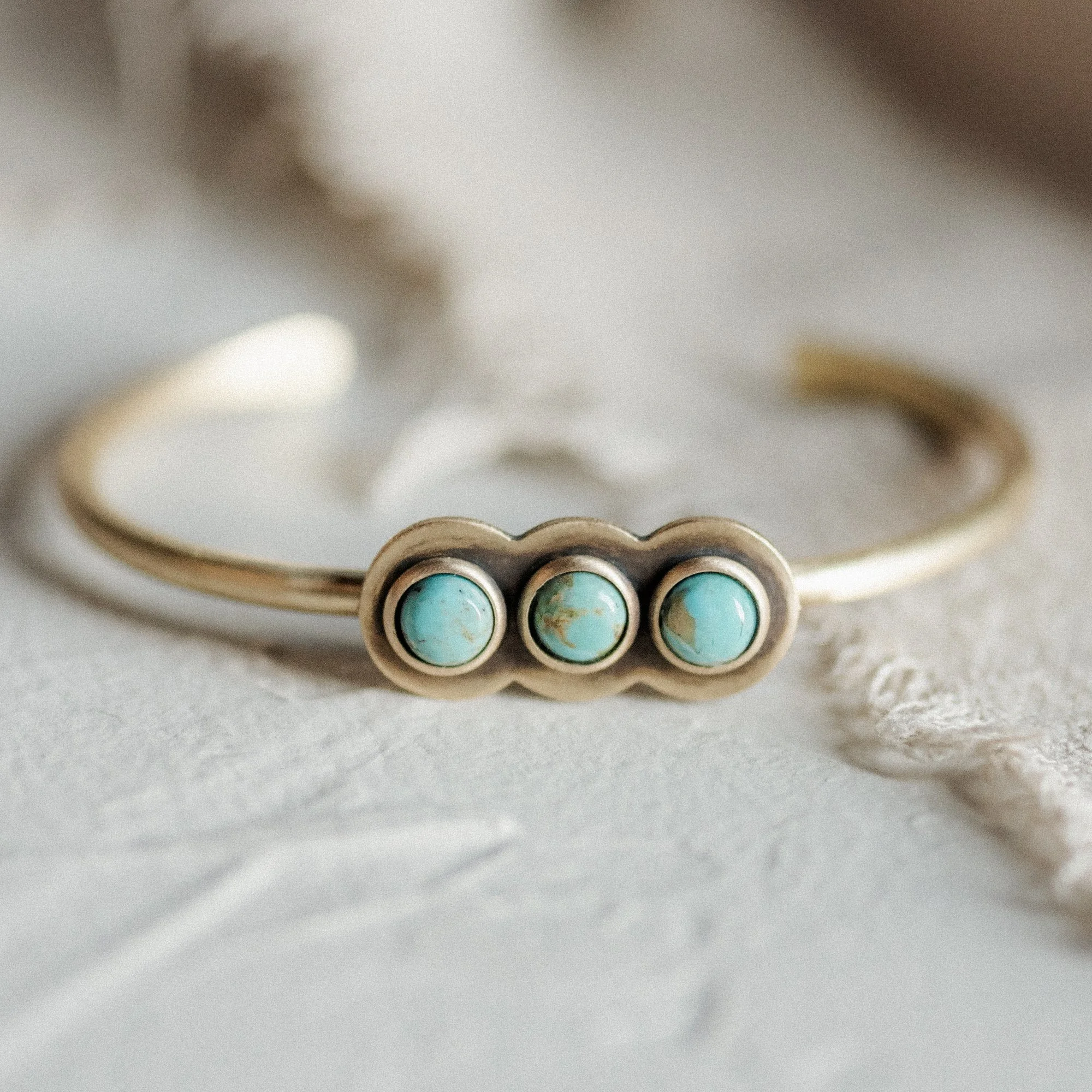 COMMONFORM_statement bracelet cuff turquoise gold brass-81.jpg