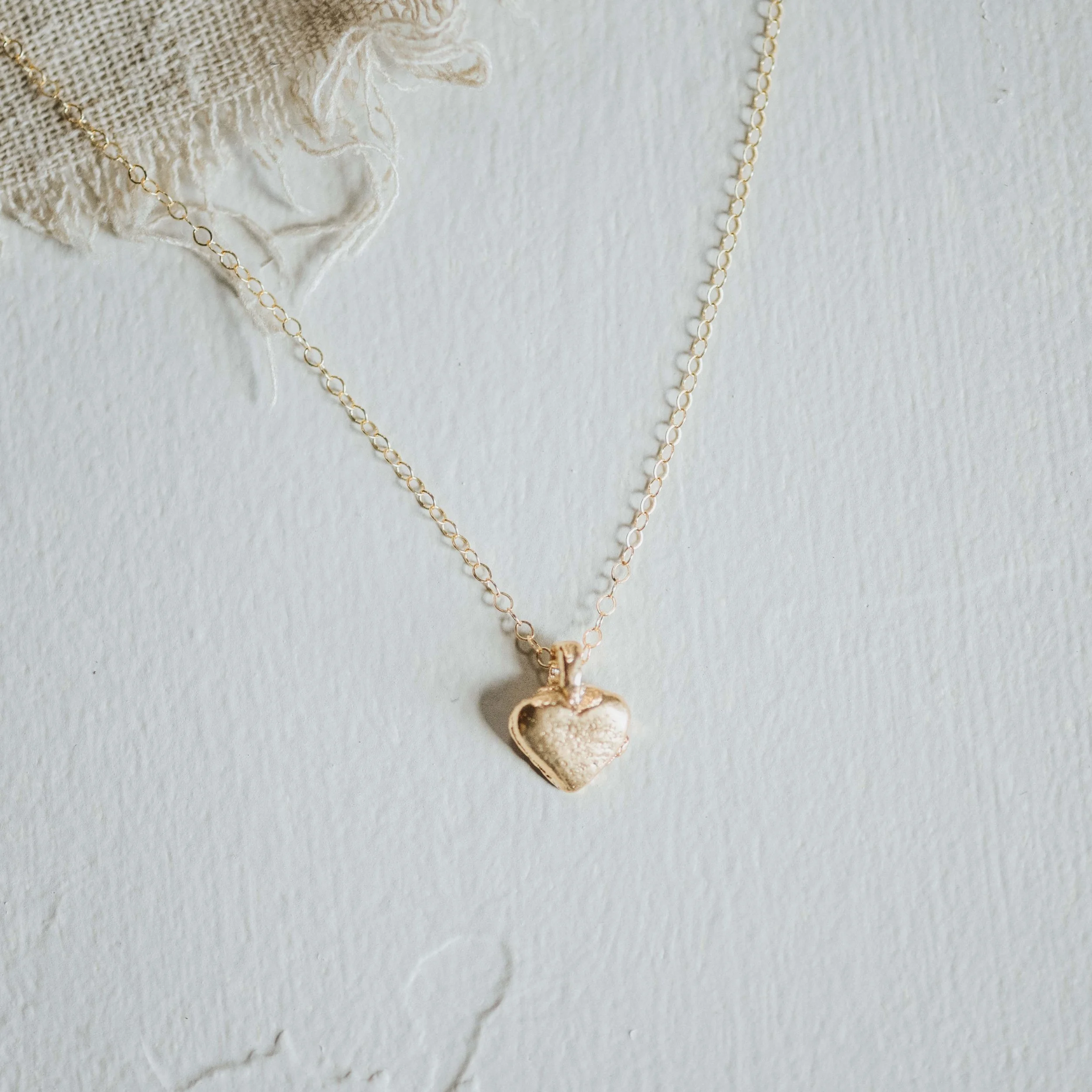 AMOR NECKLACE // DEMI-FINE GOLD