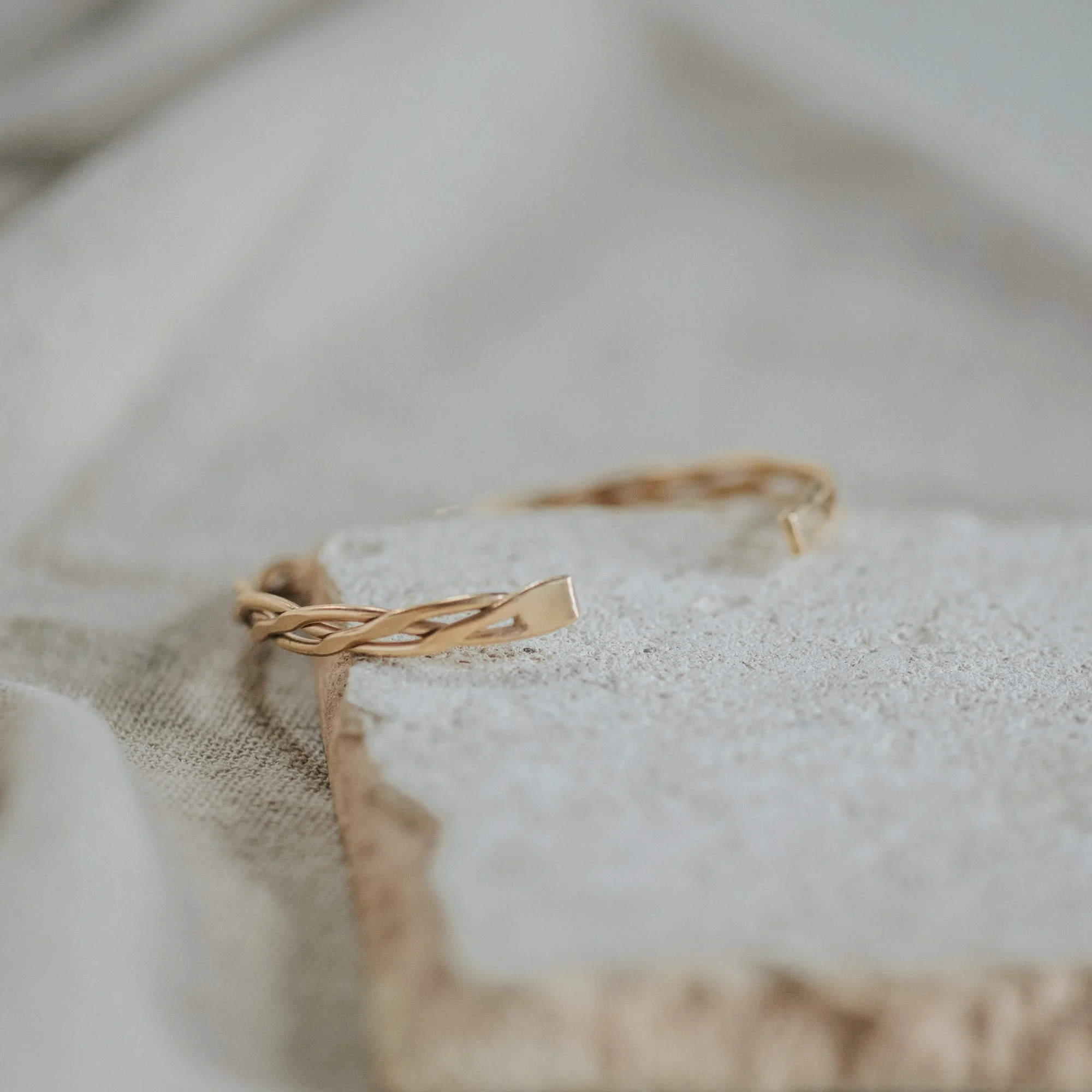 COMMONFORM_Statement bracelet cuff ring gold woven braided-178.jpg