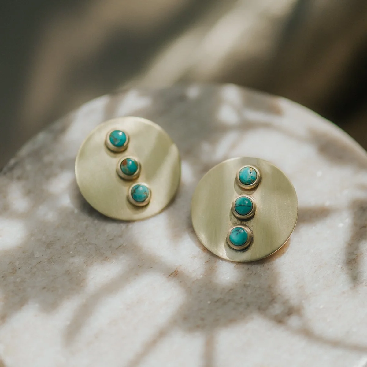 GALLATIN STUDS // TURQUOISE