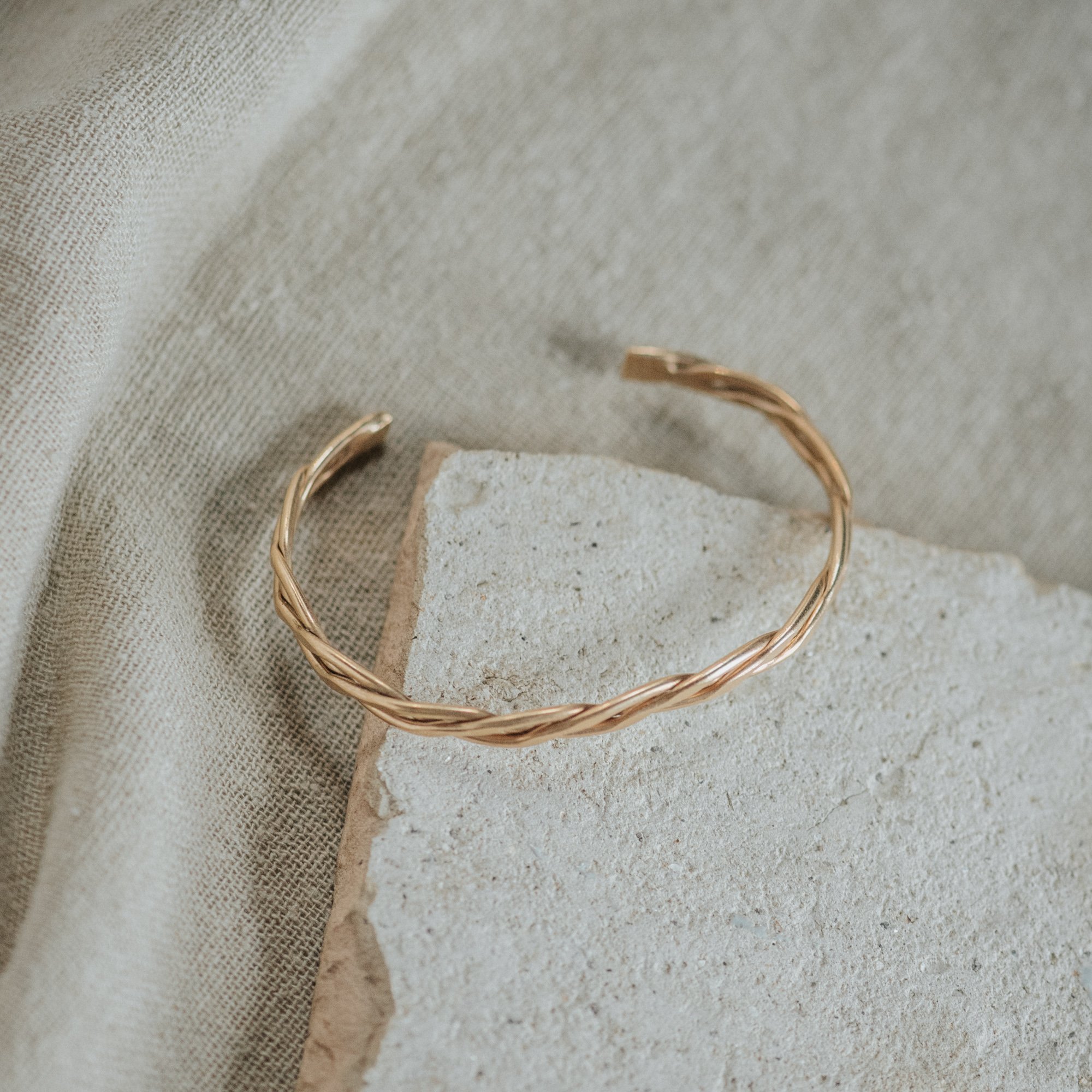COMMONFORM_Statement bracelet cuff ring gold woven braided-177.jpg
