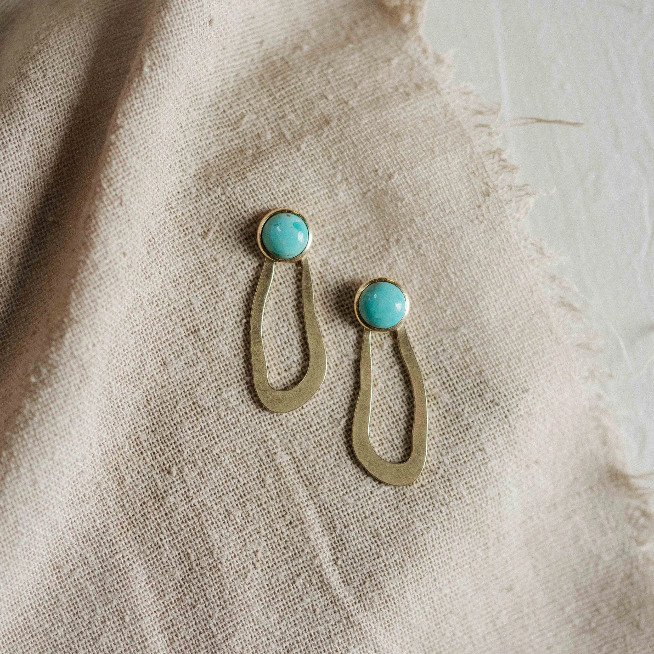 TIDAL STUDS // TURQUOISE