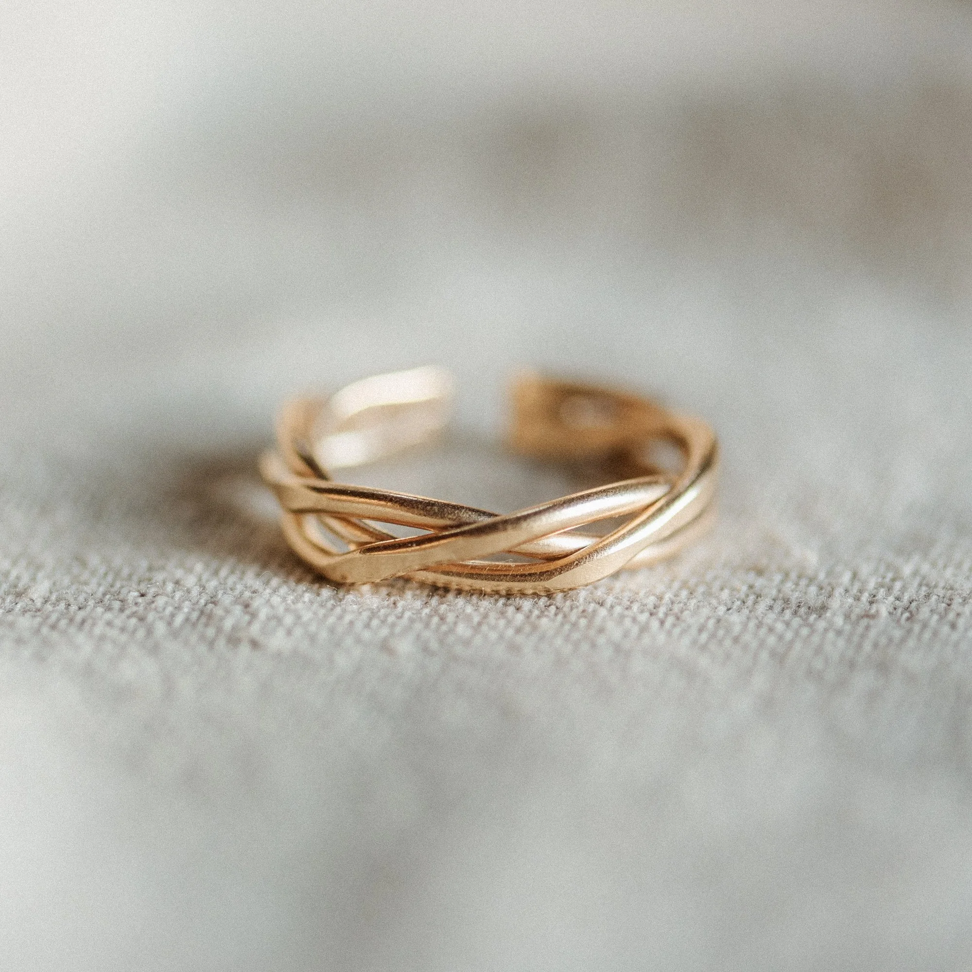 SINNET RING // DEMI-FINE GOLD