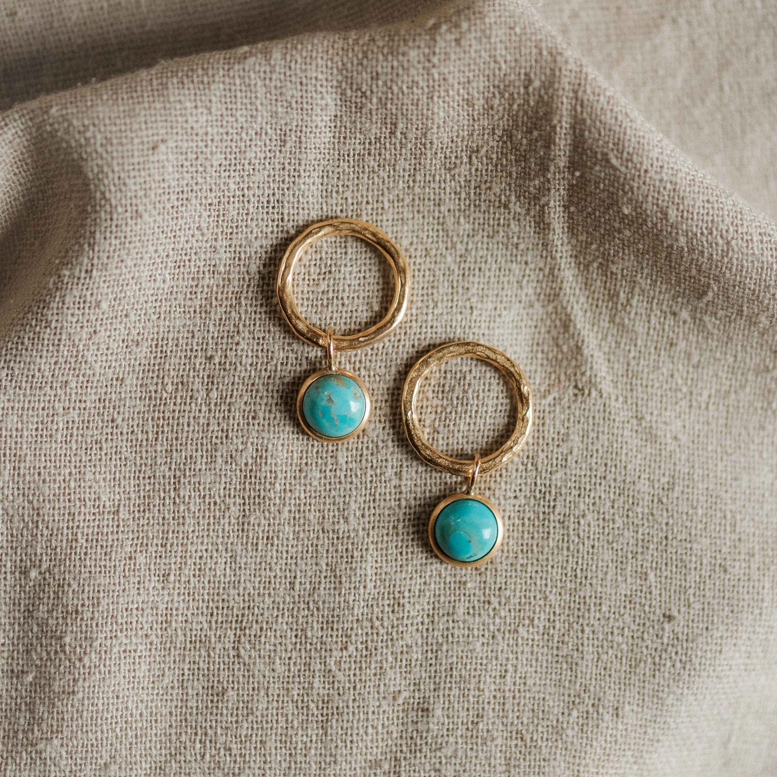 COPAL STUDS // TURQUOISE