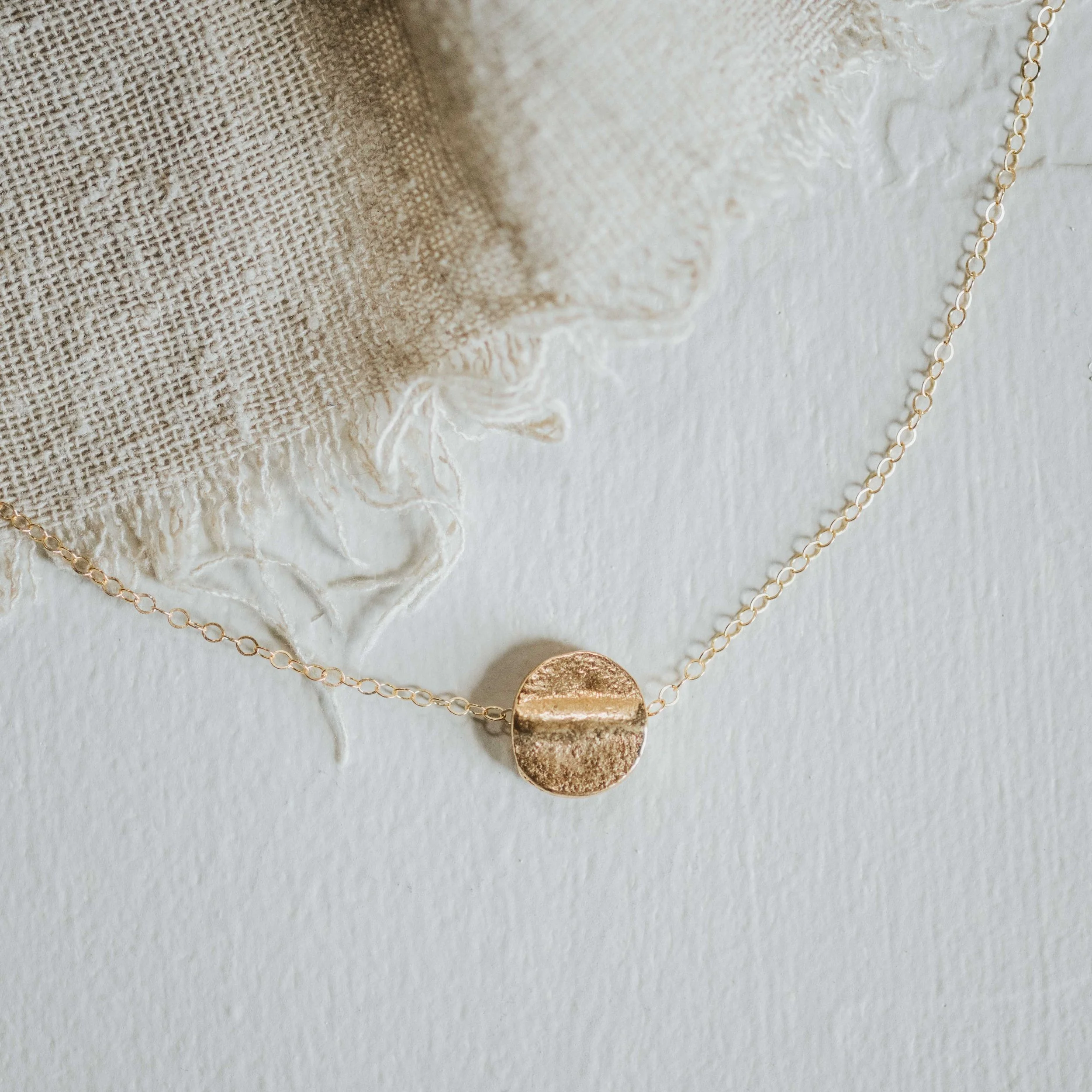 ORBIT NECKLACE // DEMI-FINE GOLD