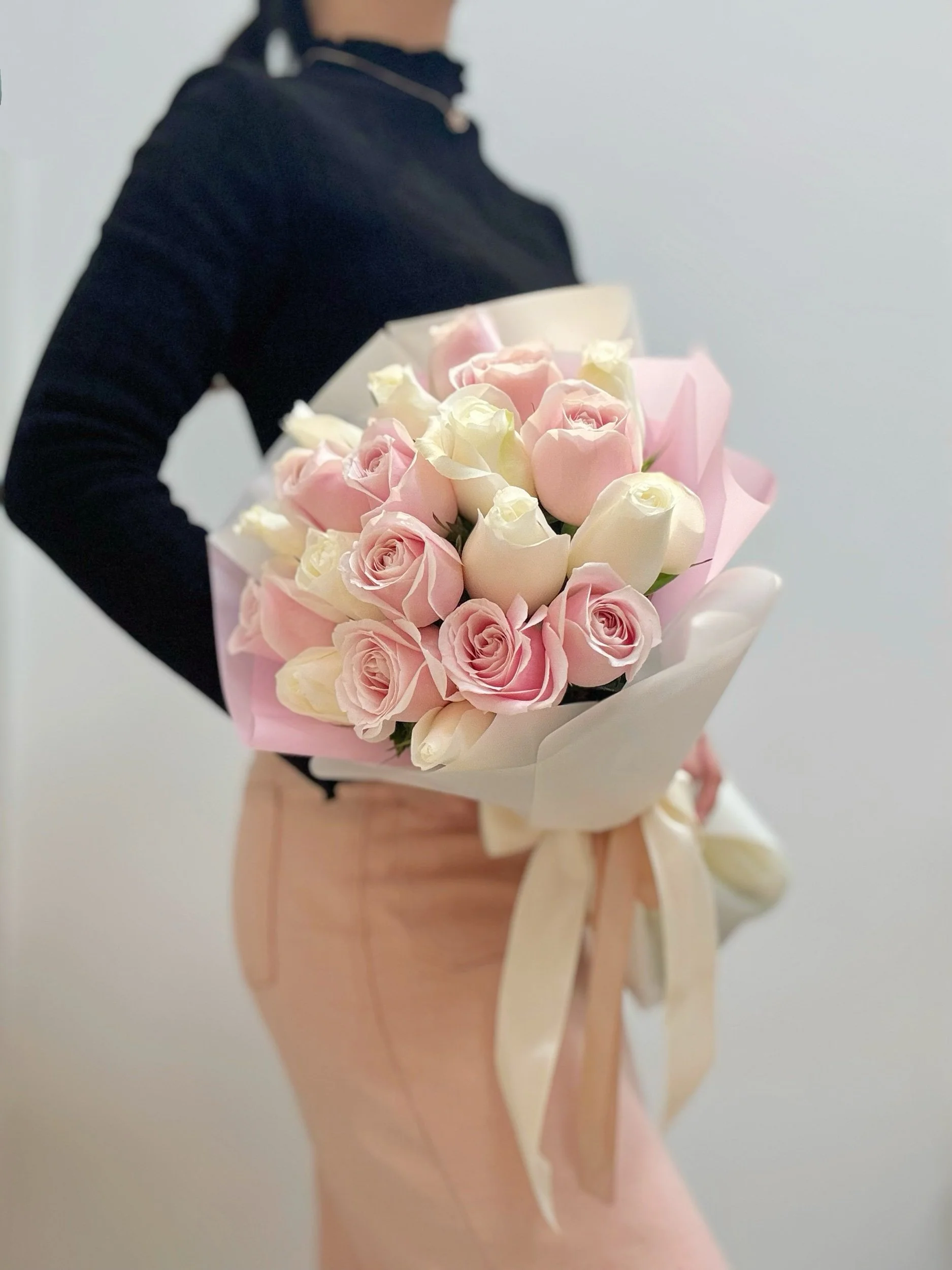 Pink & White Rose | Valentine's Day