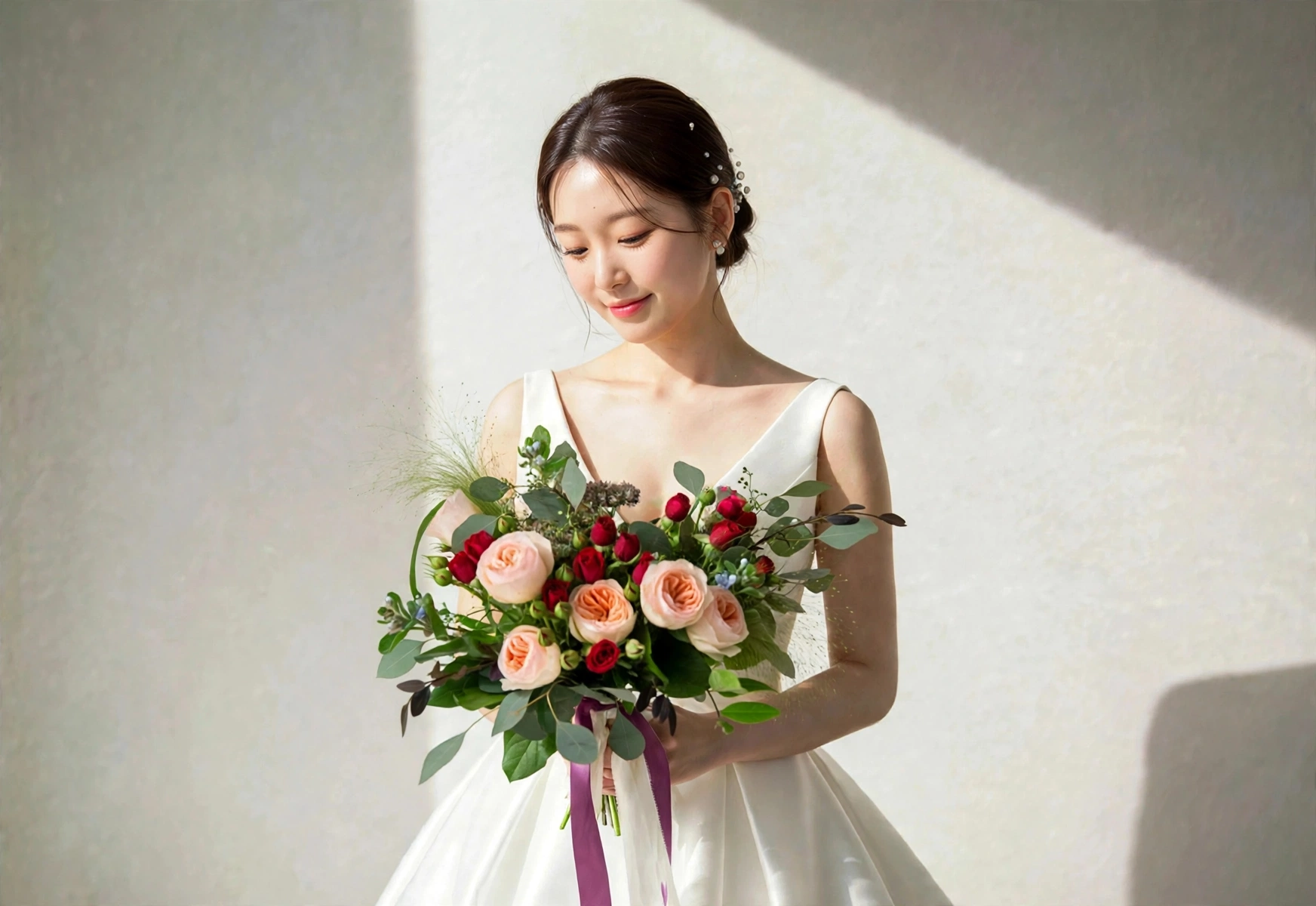 Juliet's England - Garden Style Bridal Bouquet with Airiness