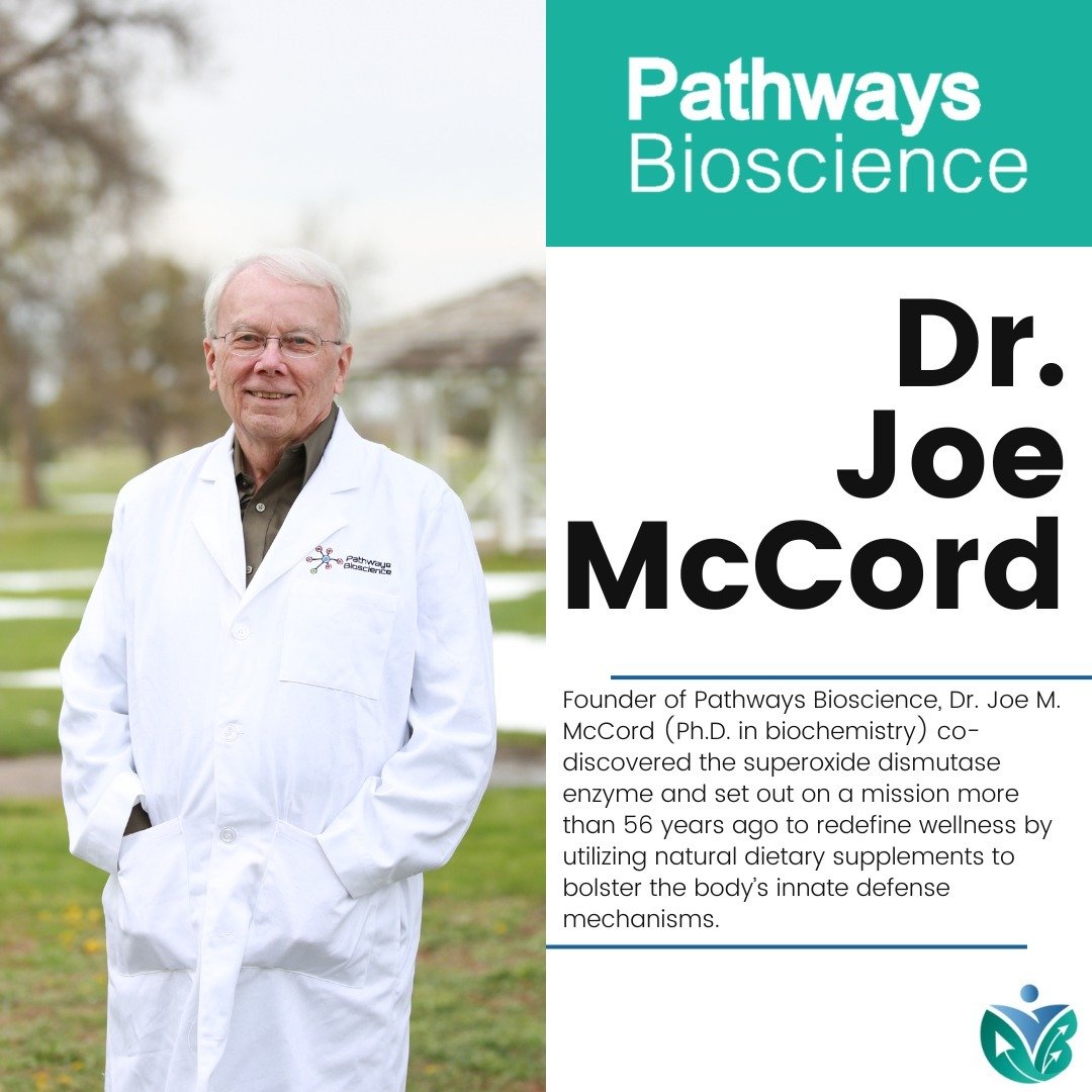 Meet the visionary force propelling Pathways Bioscience forward: Dr. Joe M. McCord, Ph.D. With a remarkable legacy spanning over 56 years of groundbreaking research, Dr. McCord embarked on his odyssey with the discovery of the superoxide dismutase en
