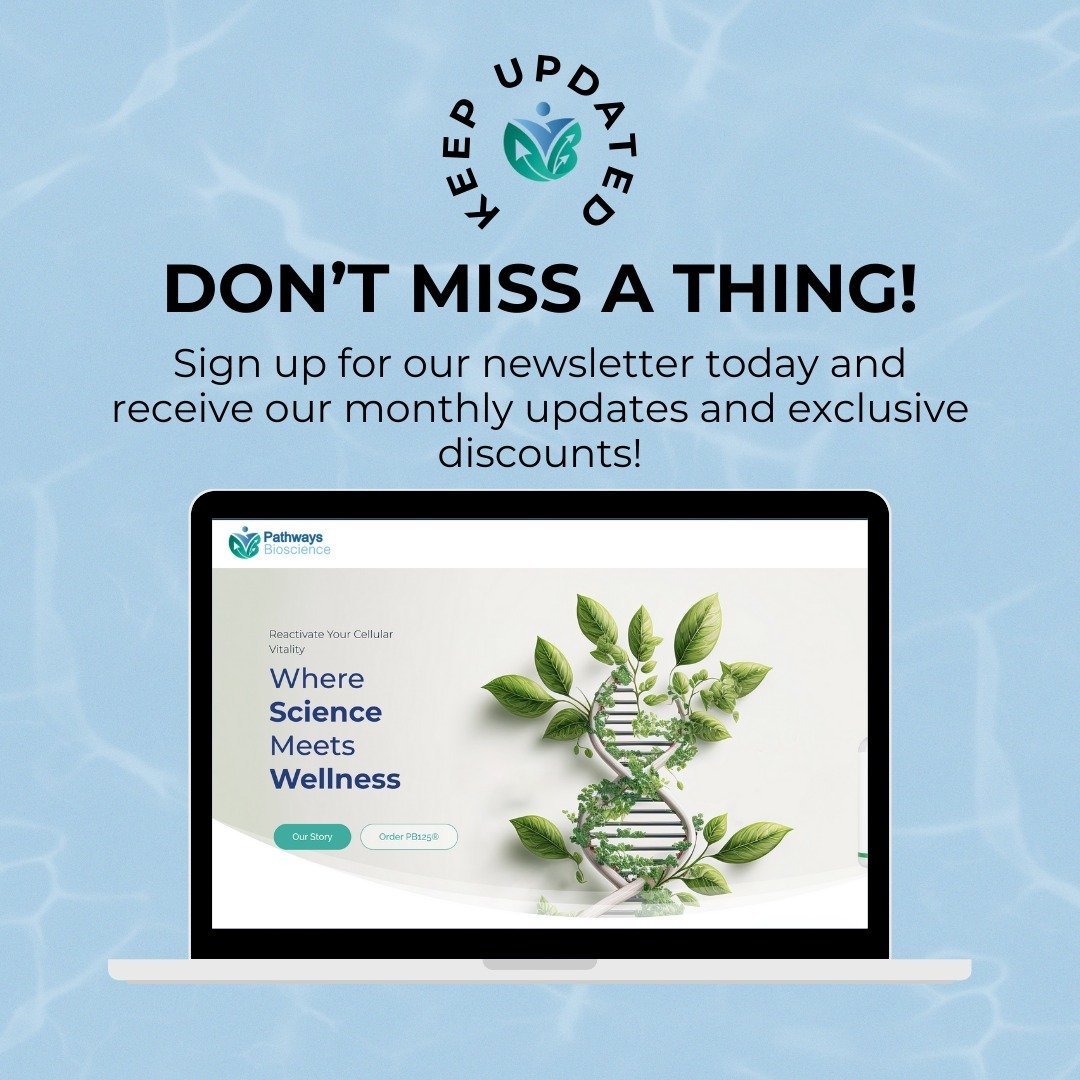 Stay in the know! Sign up for our newsletter to receive updates, science insights and exclusive discounts delivered straight to your inbox. Visit the link in our bio to sign up! #NewsLetterSignup #ScienceMeetsWellness