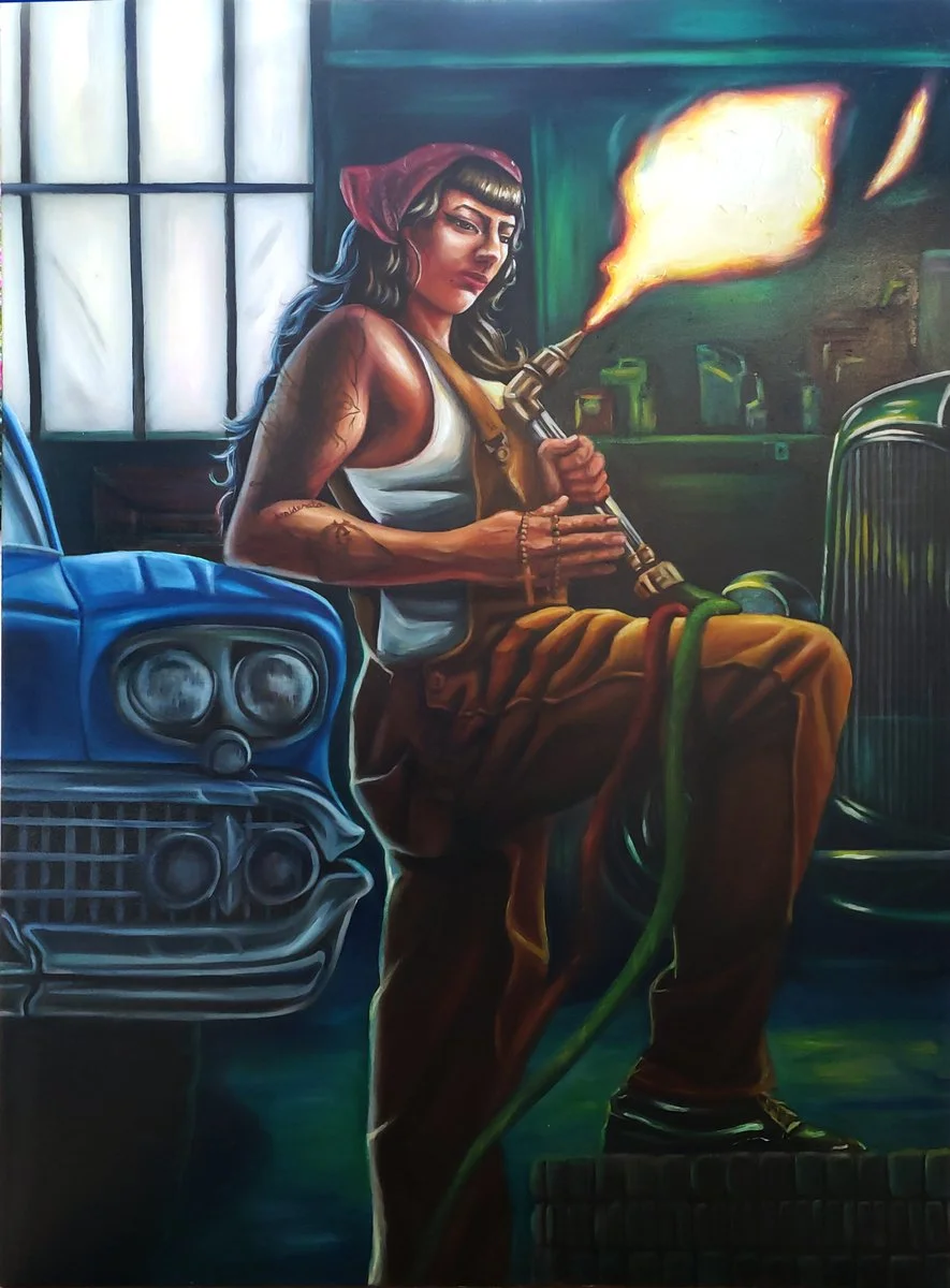 Girls just wanna have fun painting.jpg