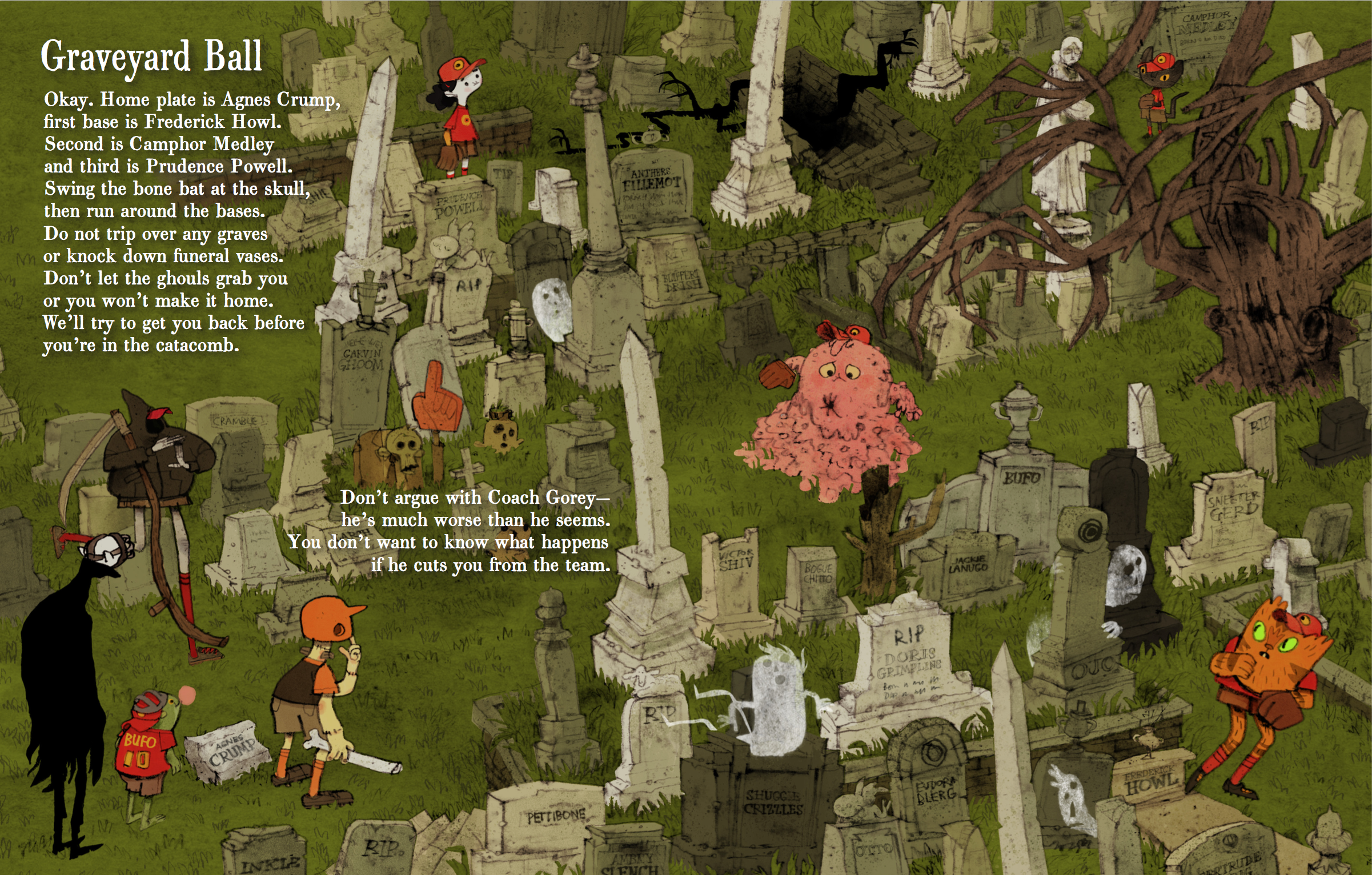 from Monster School by Kate Coombs (Chronicle, 2018)