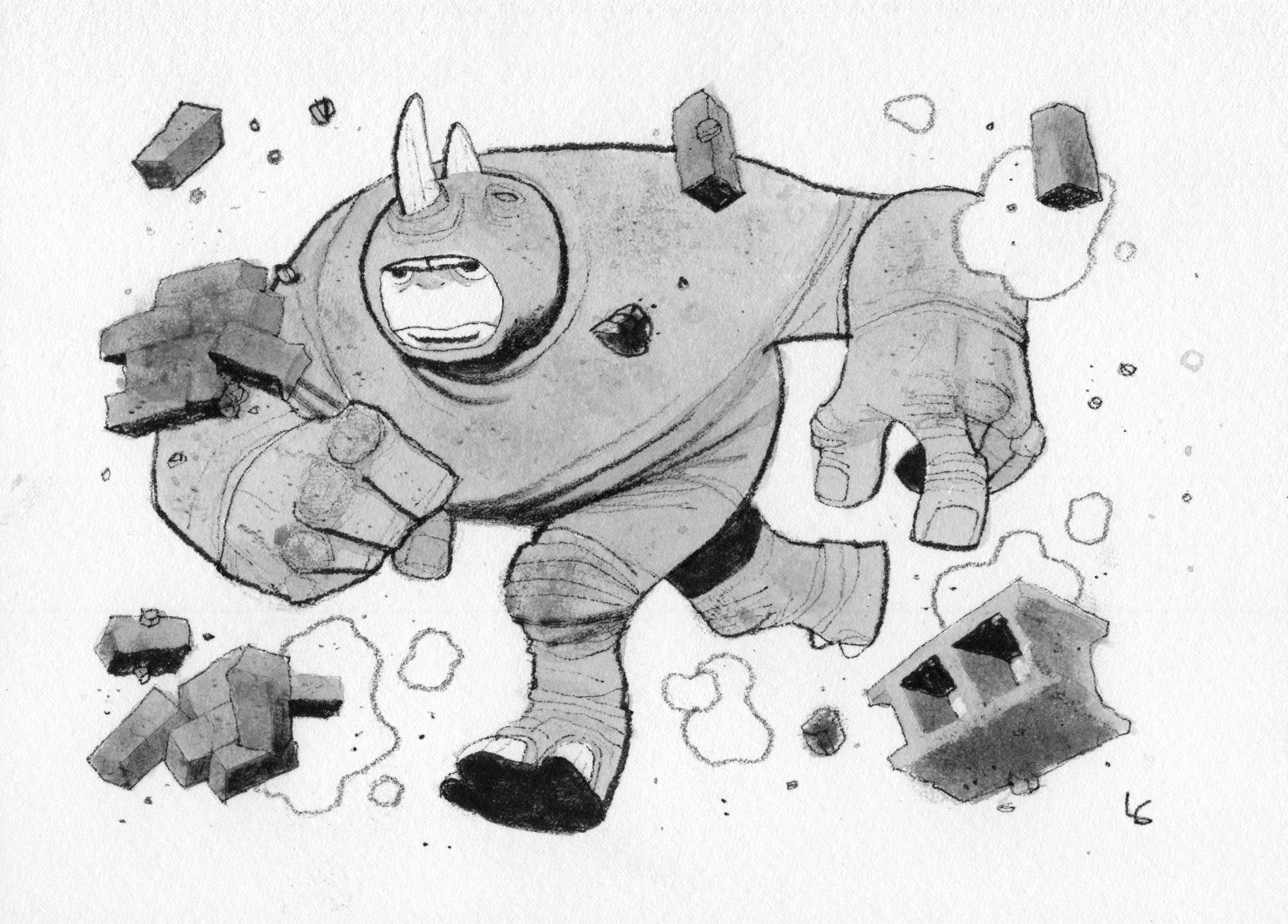  Rhino commission from HeroesCon 