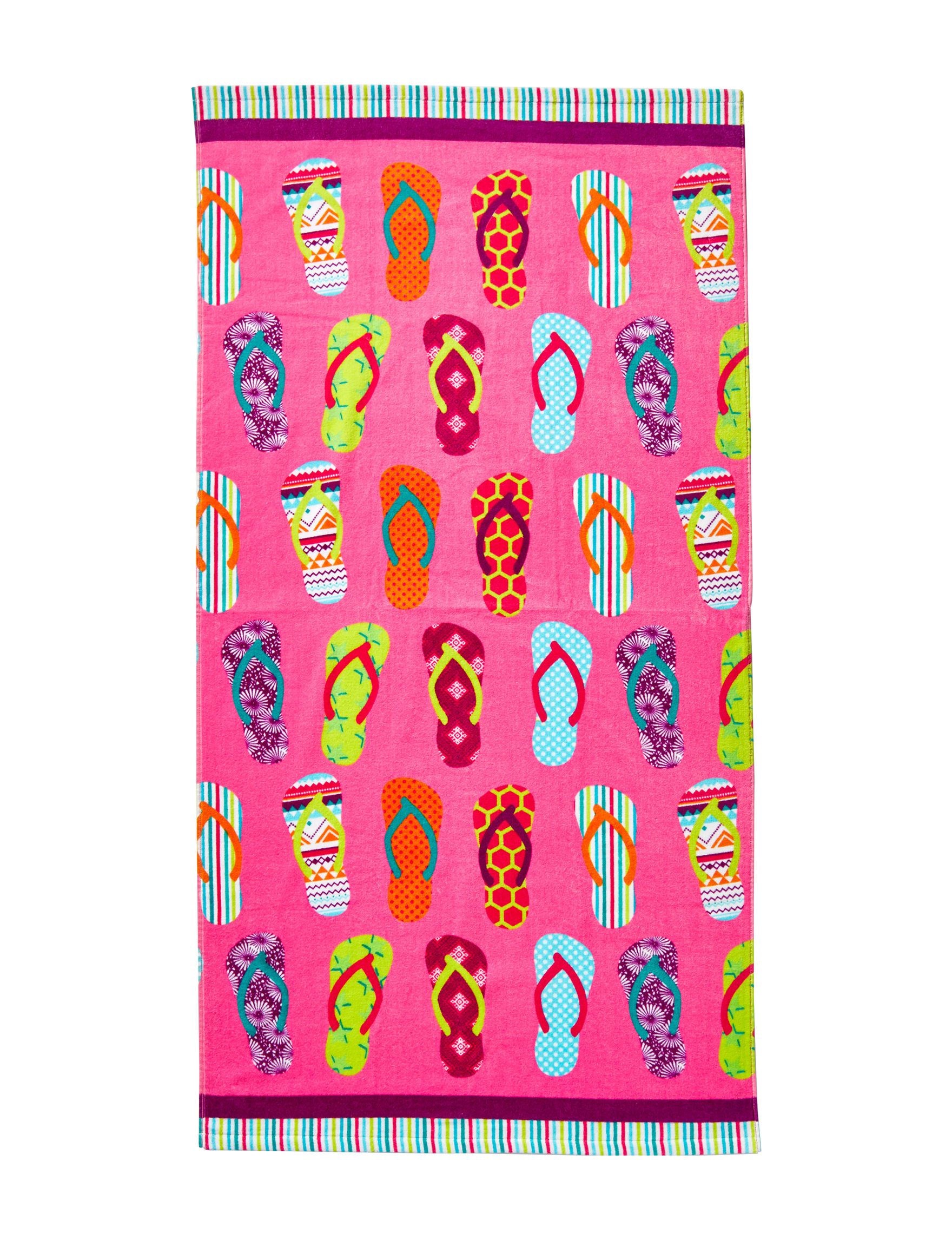 Print Velour Beach Towels