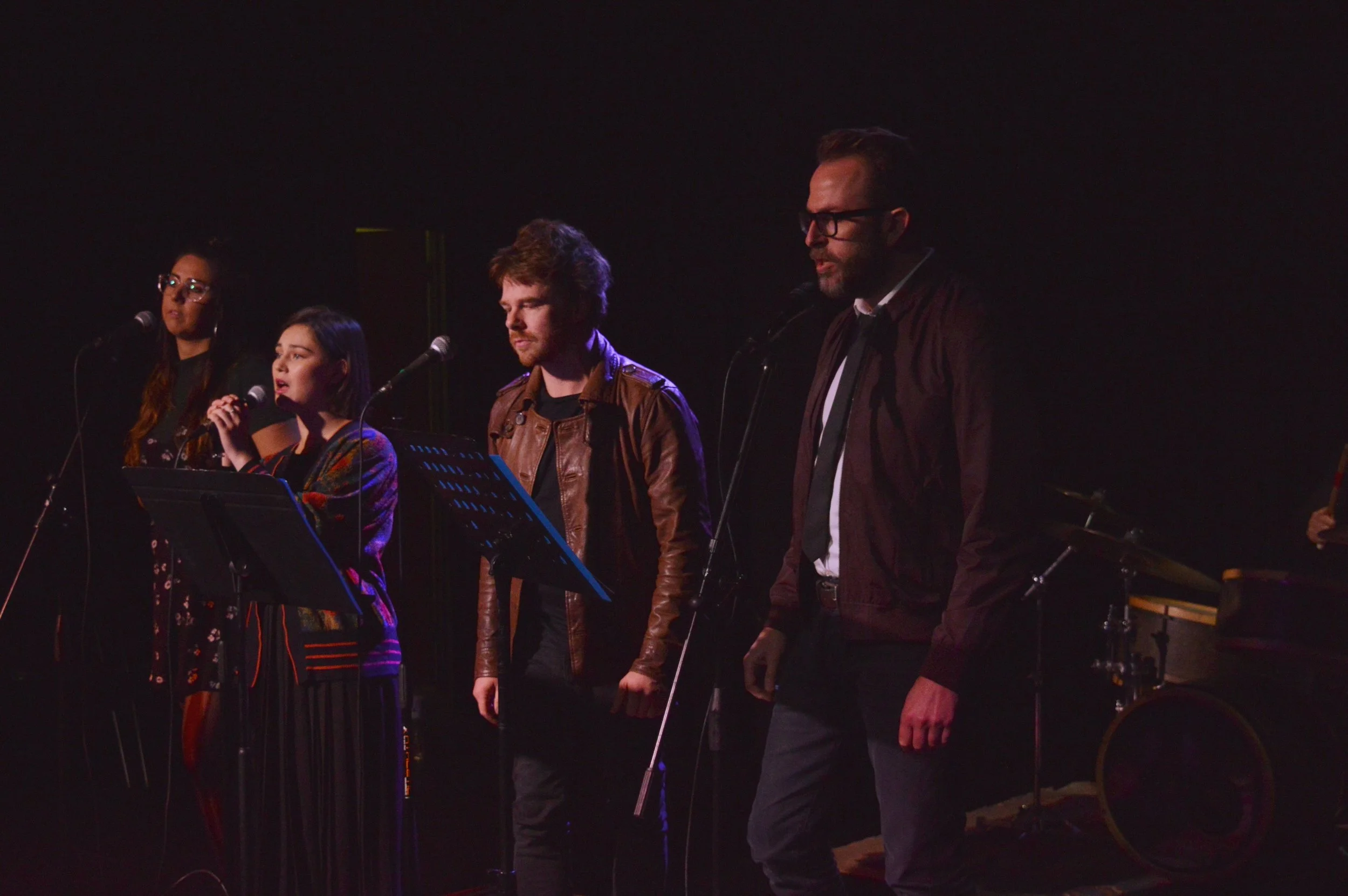 At the MC Showroom in May, 2017, with (from left) Jess Papst, Shannen Alyce, Scott Mackenzie &amp; Mark Dickinson