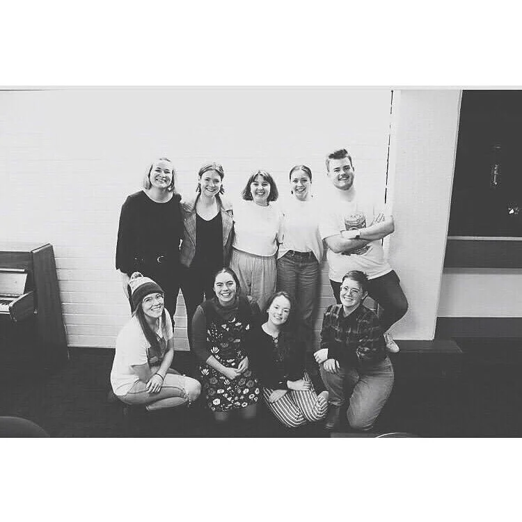 Some cast &amp; creatives from UMMTA’s presentation of Sharp Intake, 2018.