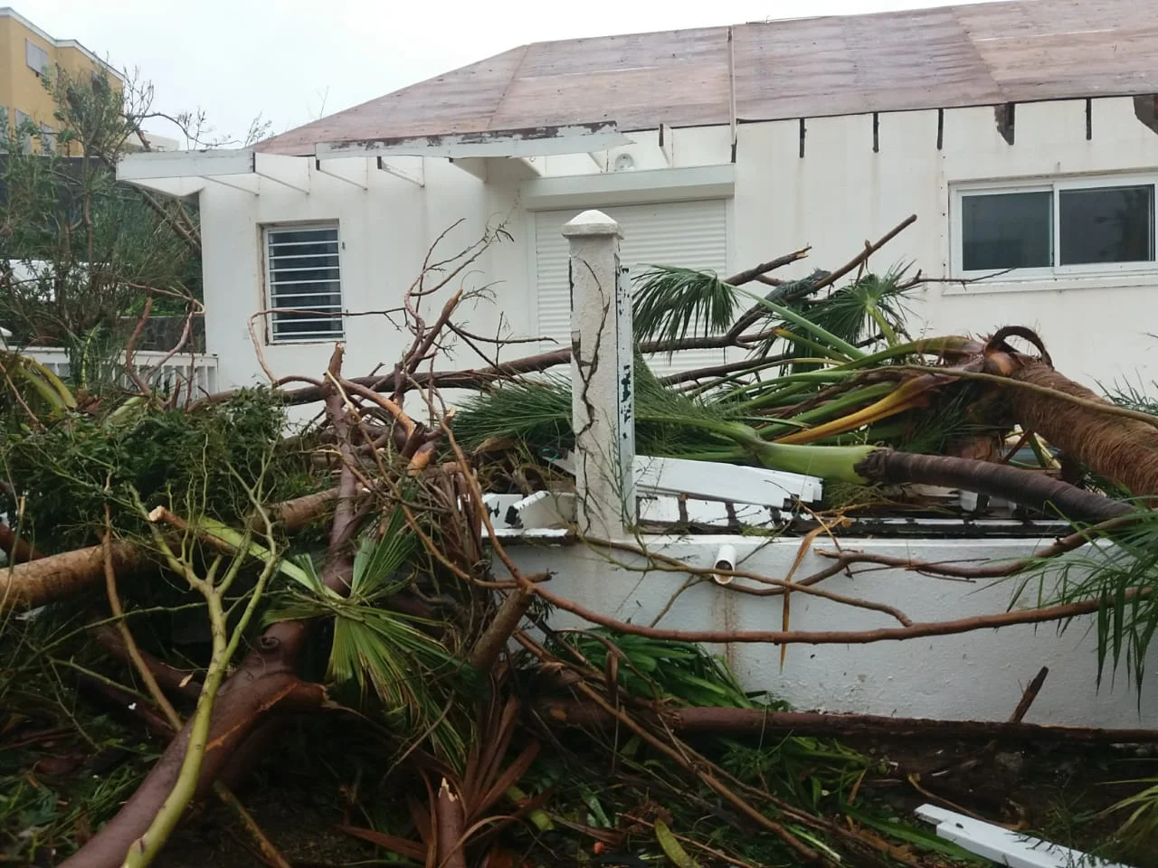Kyria’s home after the Hurricane Irma had passed.