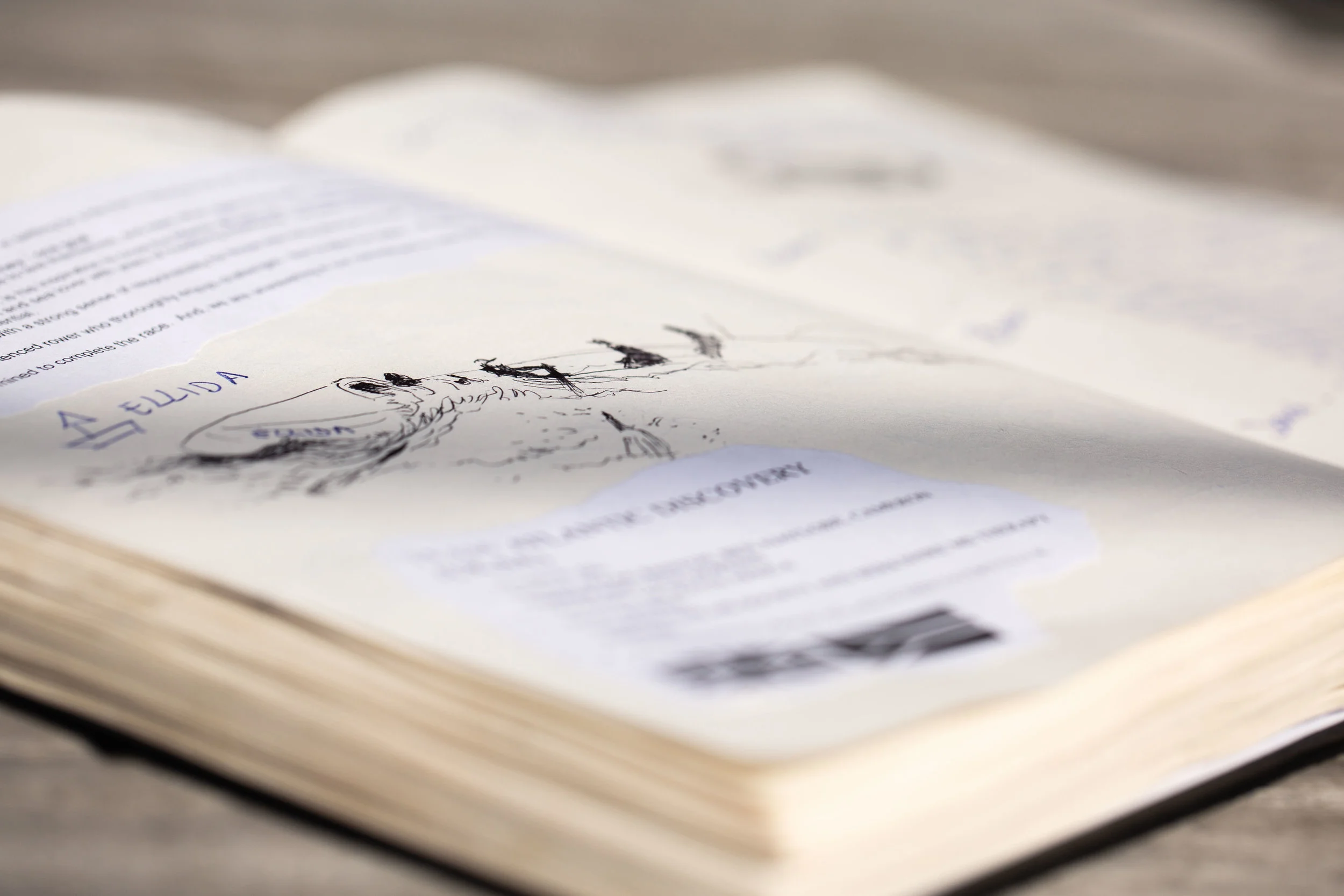 Two pages are allocated to each team and the boat illustrated. Each team member is then invited to record their personal motivation to row the Atlantic.