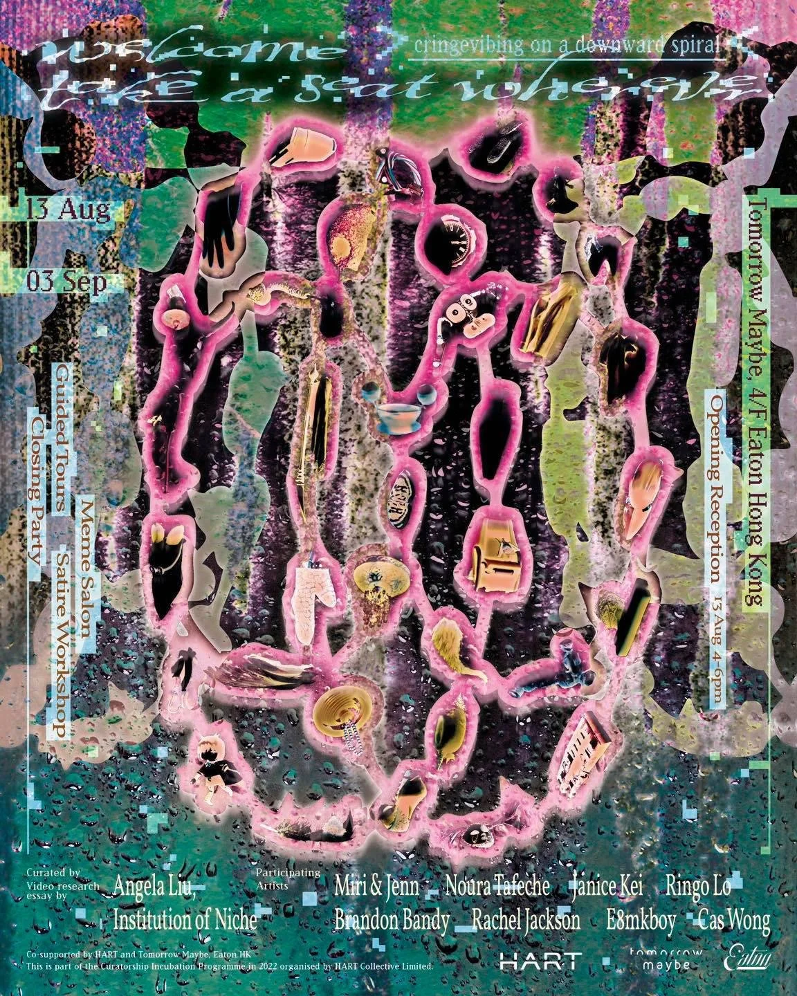 CIP Final Project - '-'_@Welcome &gt;_&lt; Take a Seat Wherever (cringevibing on a downward spiral)@_ '-' |「策展培育計劃」成果展 -  歡迎光臨矛盾漩渦&gt;_&lt;