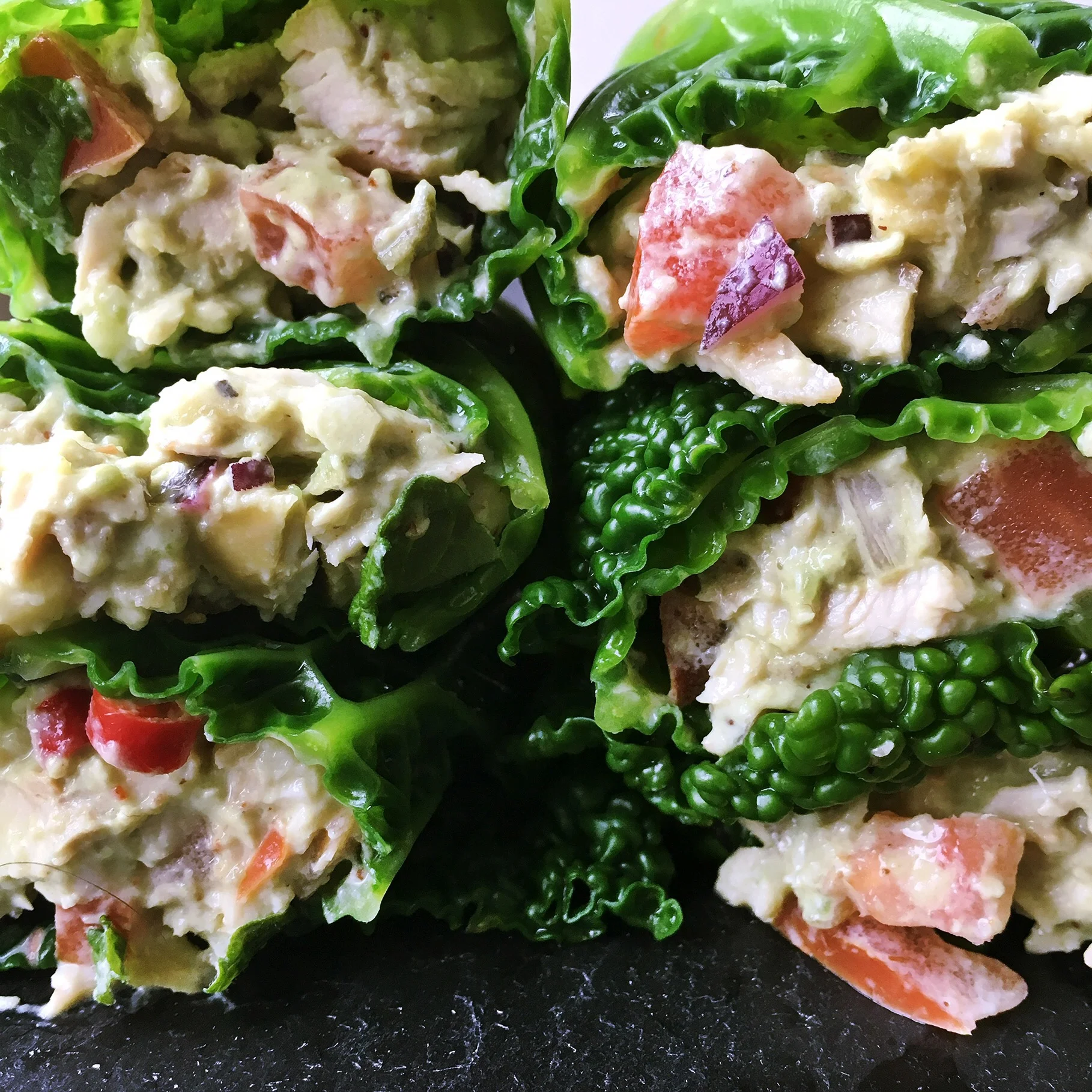 SavoykåLs-wraps med kyllingesalat