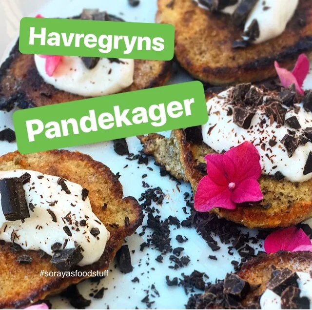 glutenfri Havregryns-pandekager fx til morgenmad 