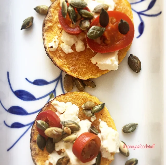Butternutsquash snack med feta