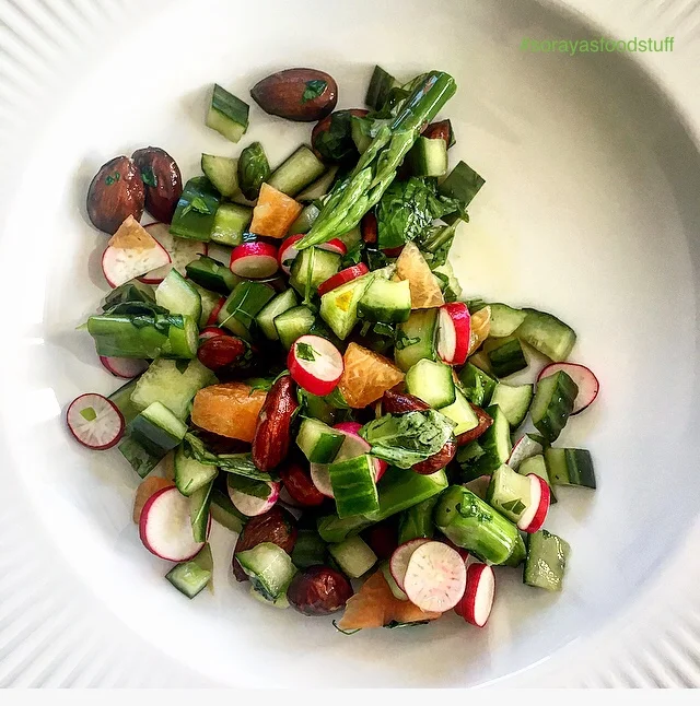 Sprød og smuk sommersalat